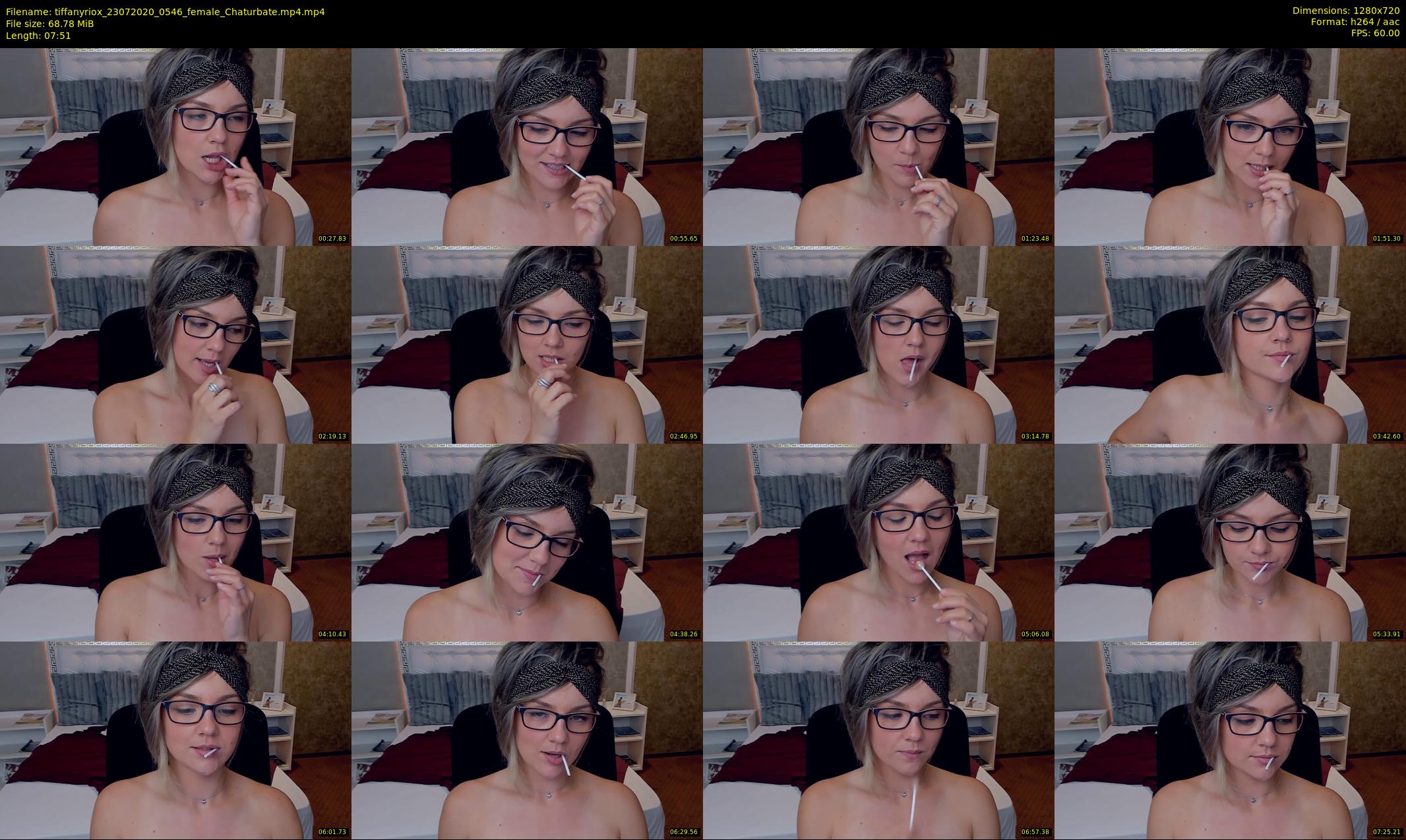 tiffanyriox — 8 minute Chaturbate female cam show recording, 720p, Jul 23, 2020