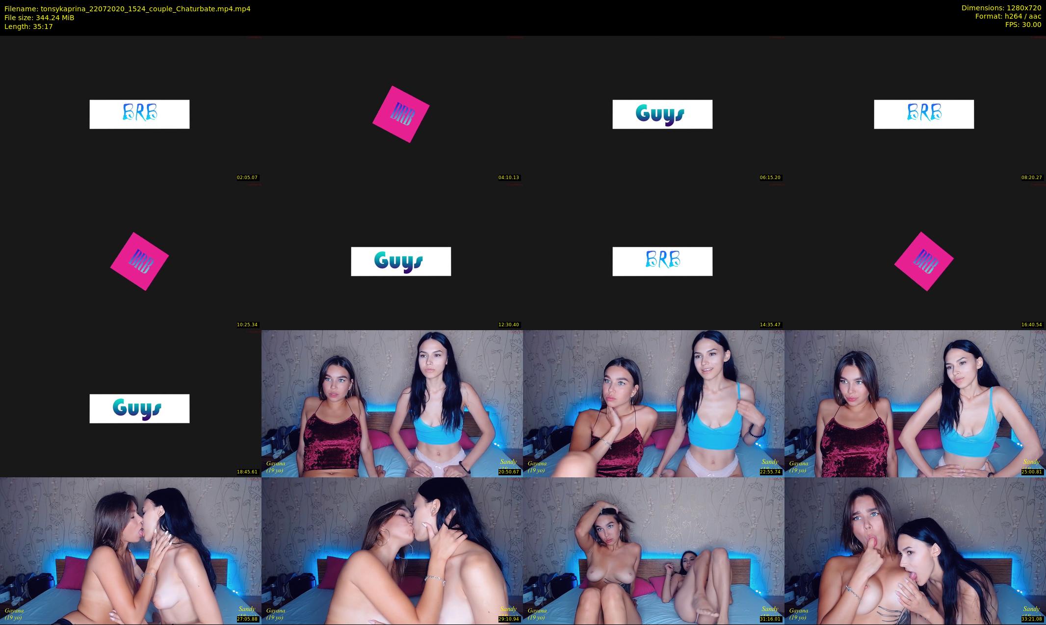 tonsykaprina — 36 minute Chaturbate couple cam show recording, 720p, Jul 22, 2020