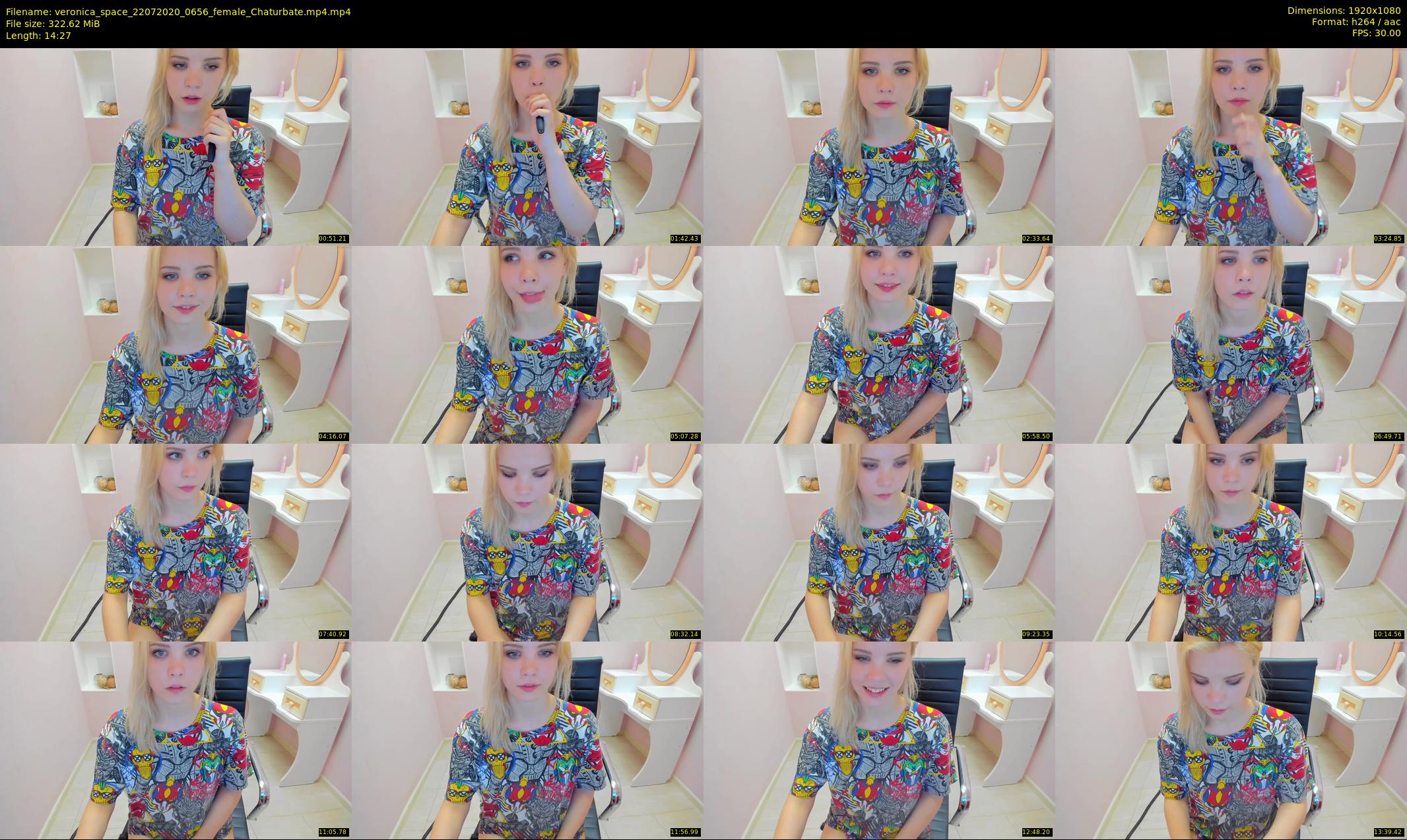 veronica_space — 15 minute Chaturbate female cam show recording, 1080p, Jul 22, 2020