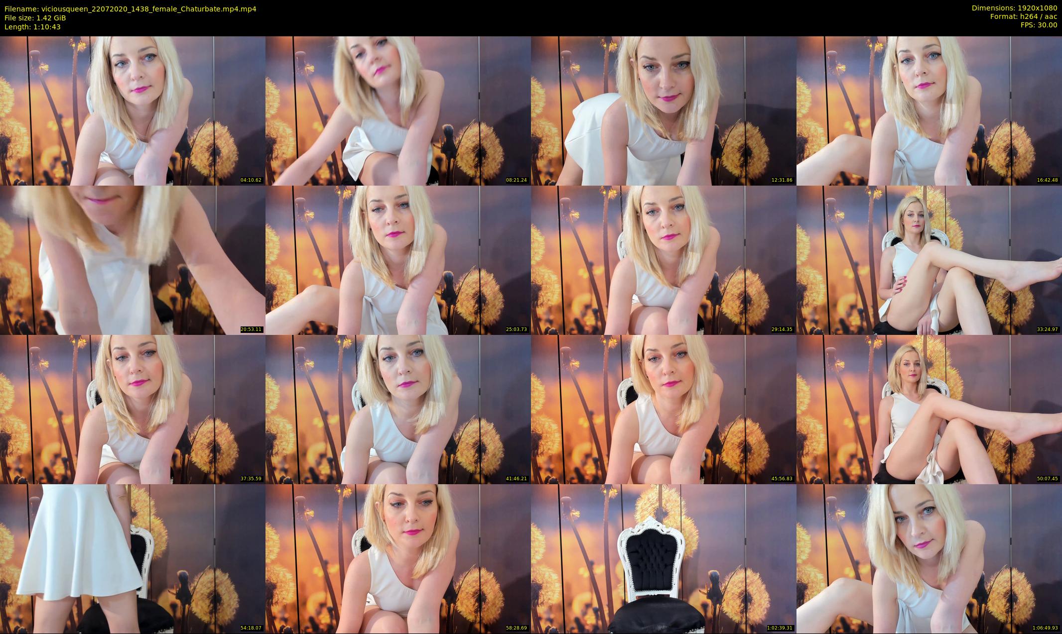 viciousqueen — 71 minute Chaturbate female cam show recording, 1080p, Jul 22, 2020