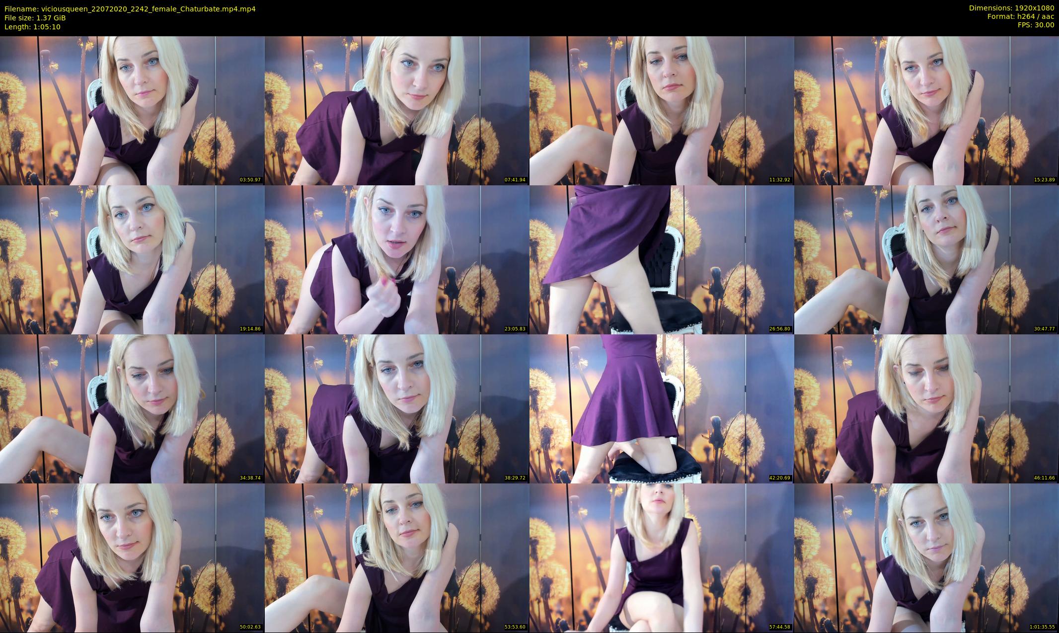 viciousqueen — 66 minute Chaturbate female cam show recording, 1080p, Jul 22, 2020