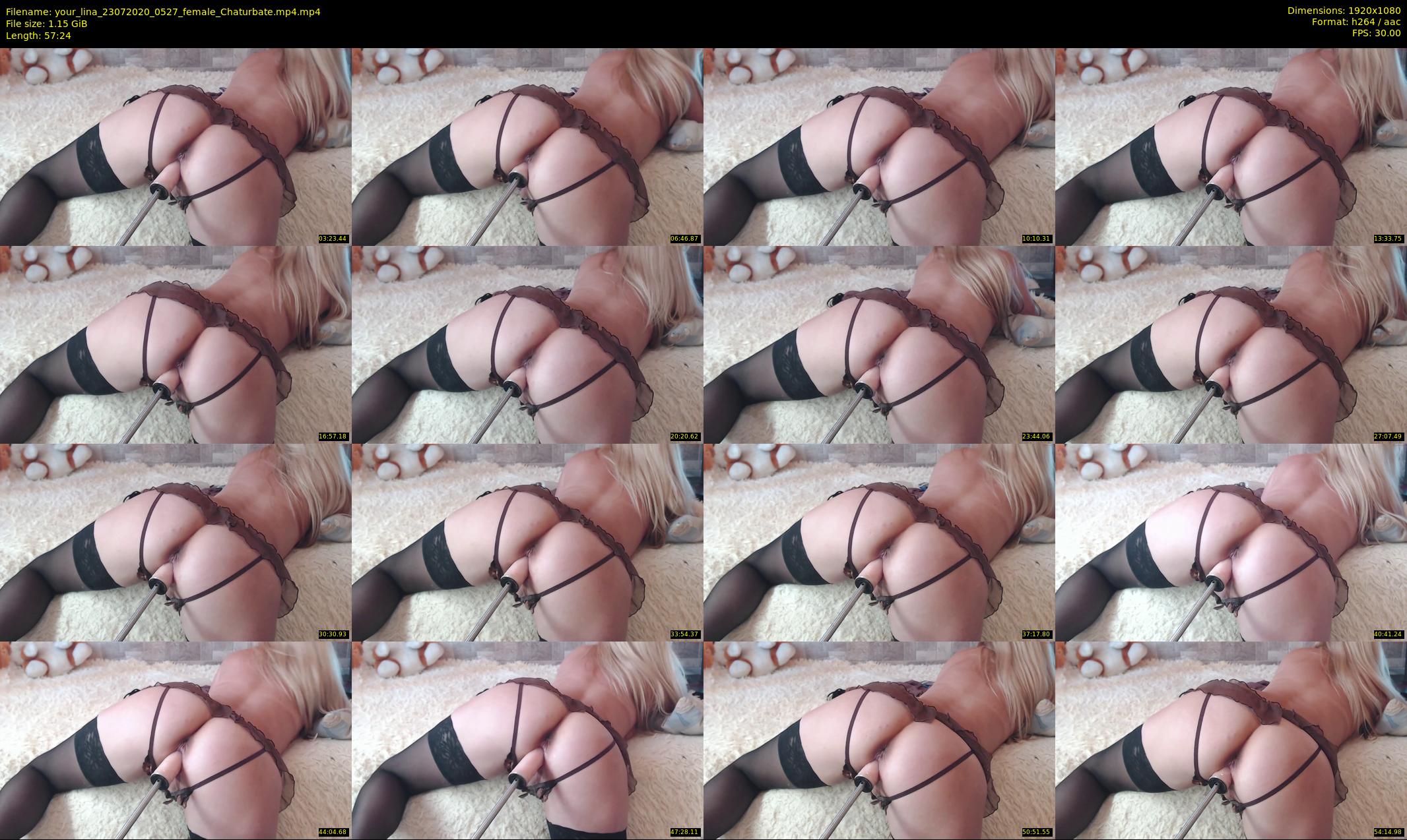 your_lina — 58 minute Chaturbate female cam show recording, 1080p, Jul 23, 2020