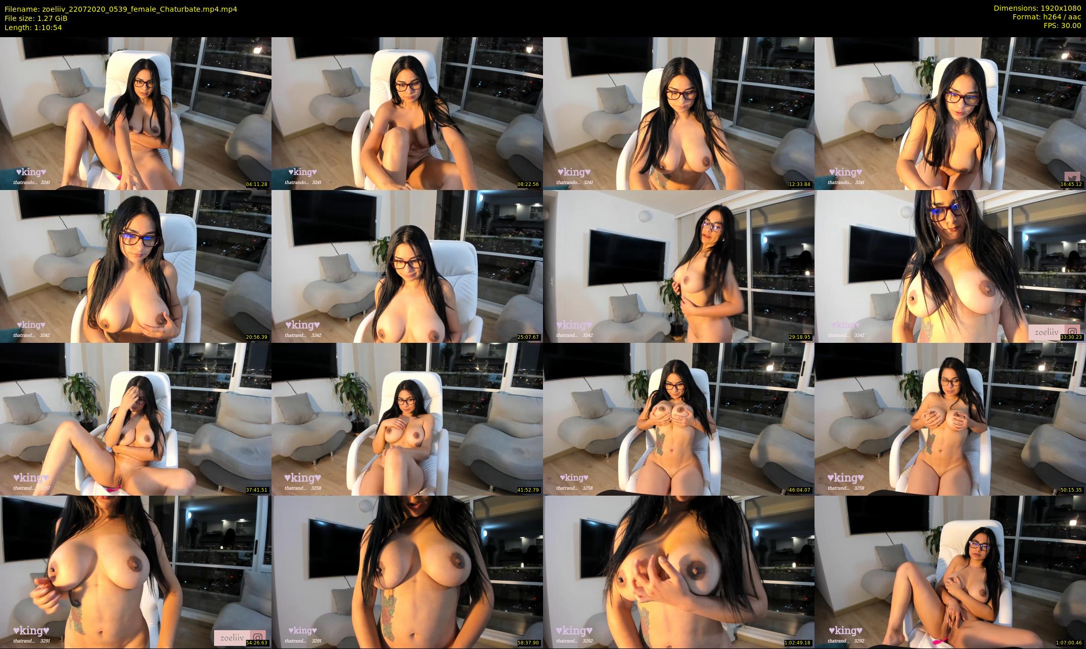 zoeliiv — 71 minute Chaturbate female cam show recording, 1080p, Jul 22, 2020