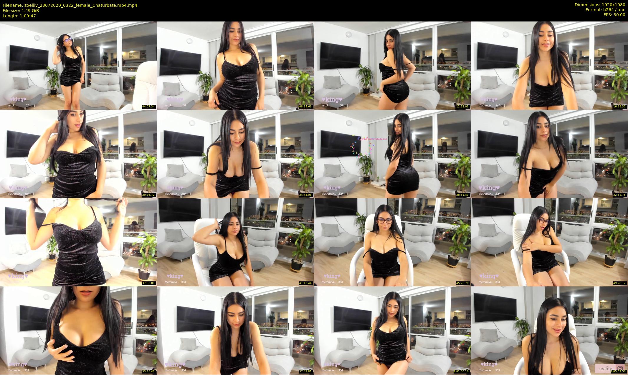 zoeliiv — 70 minute Chaturbate female cam show recording, 1080p, Jul 23, 2020
