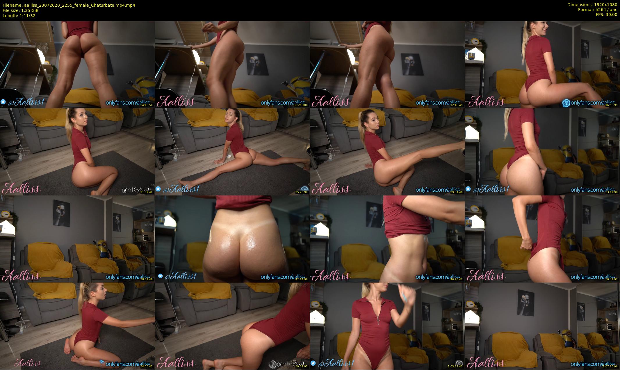 aalliss — 72 minute Chaturbate female cam show recording, 1080p, Jul 23, 2020