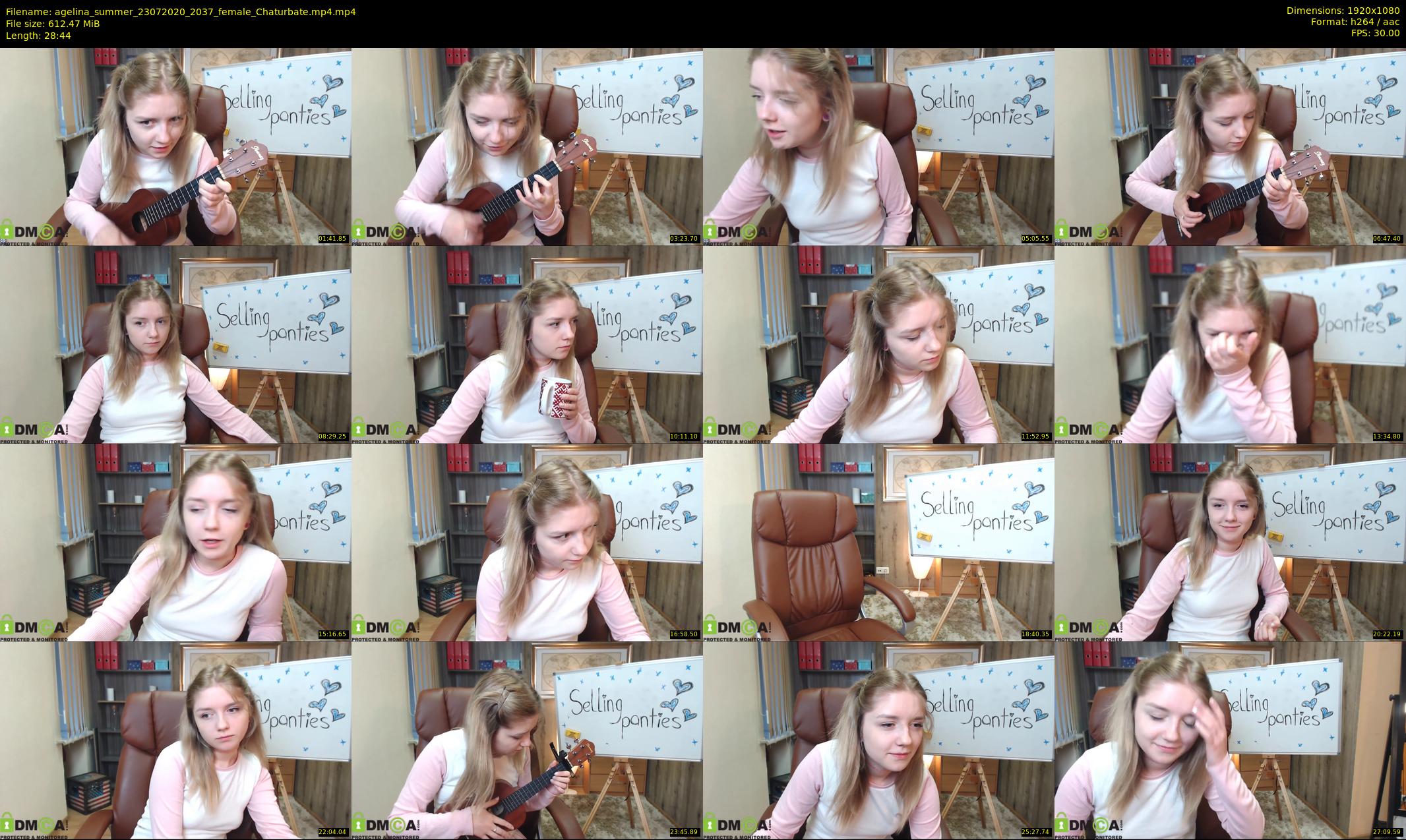 agelina_summer — 29 minute Chaturbate female cam show recording, 1080p, Jul 23, 2020
