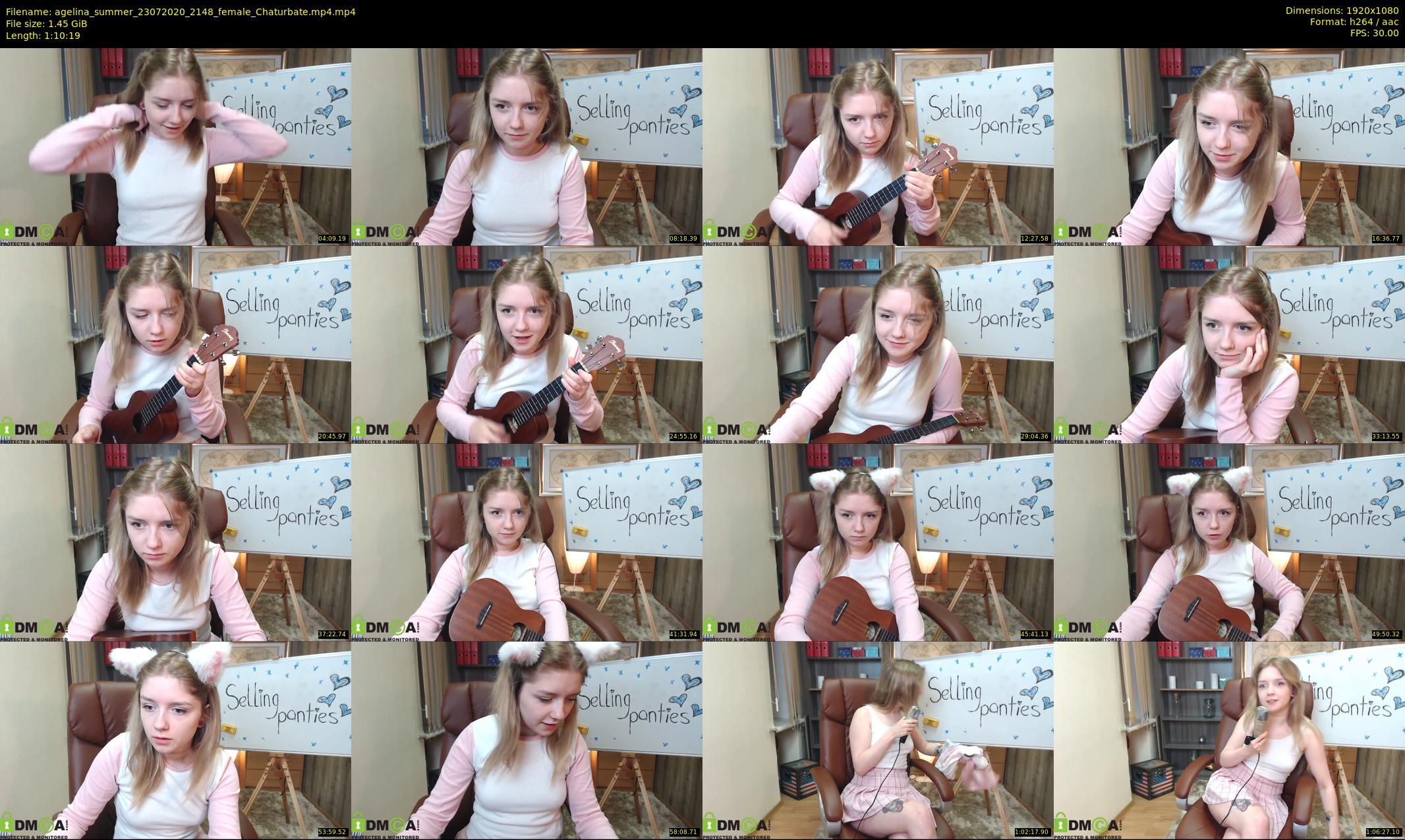 agelina_summer — 71 minute Chaturbate female cam show recording, 1080p, Jul 23, 2020