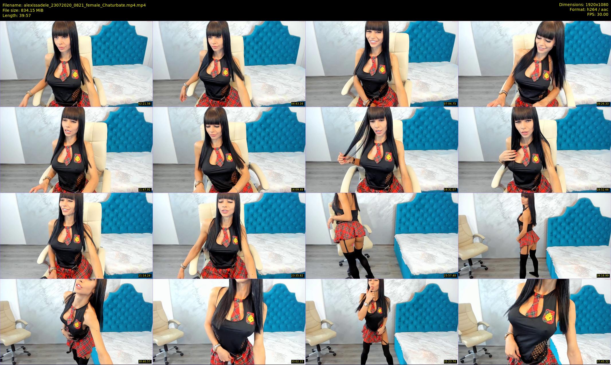 alexissadele — 40 minute Chaturbate female cam show recording, 1080p, Jul 23, 2020