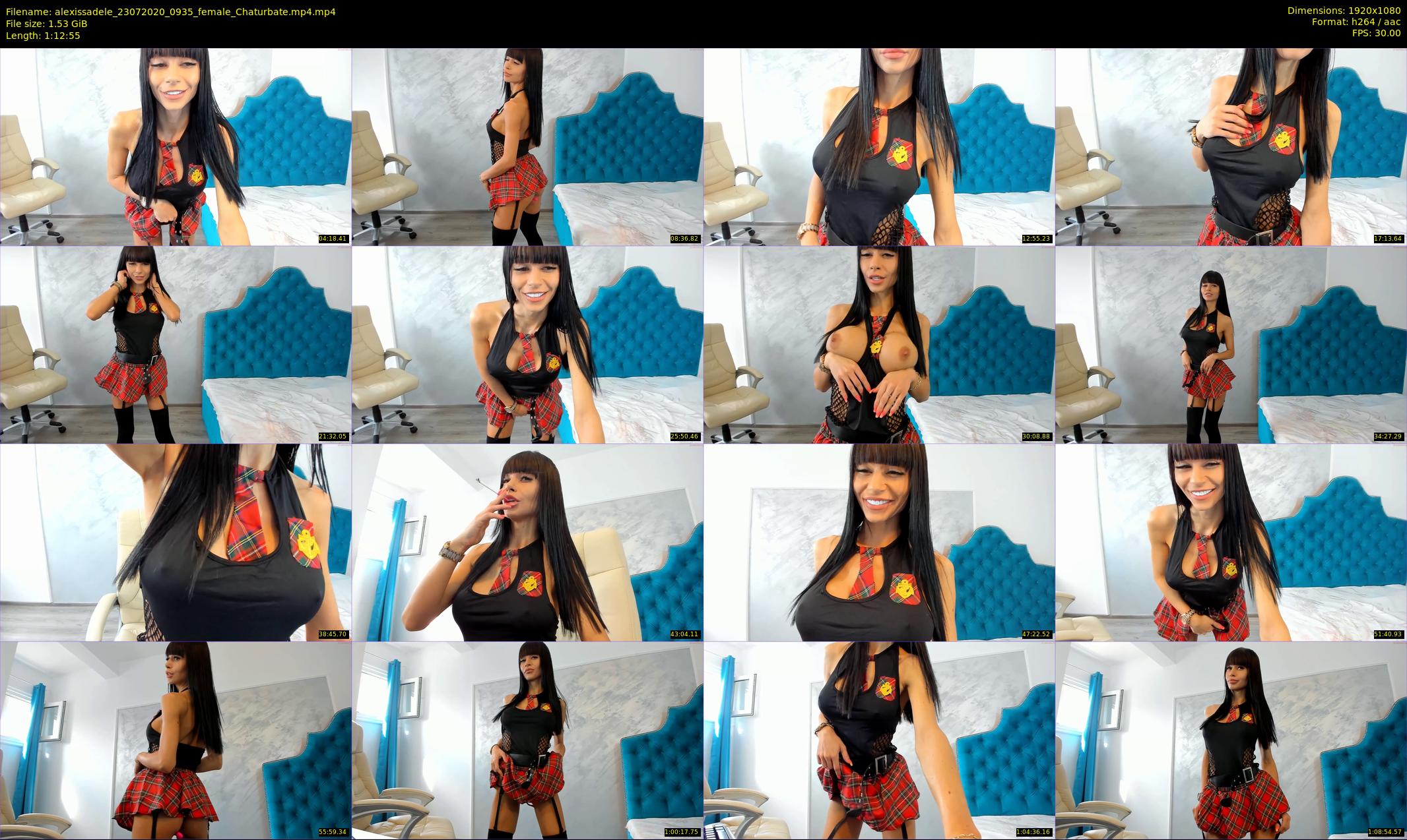 alexissadele — 73 minute Chaturbate female cam show recording, 1080p, Jul 23, 2020