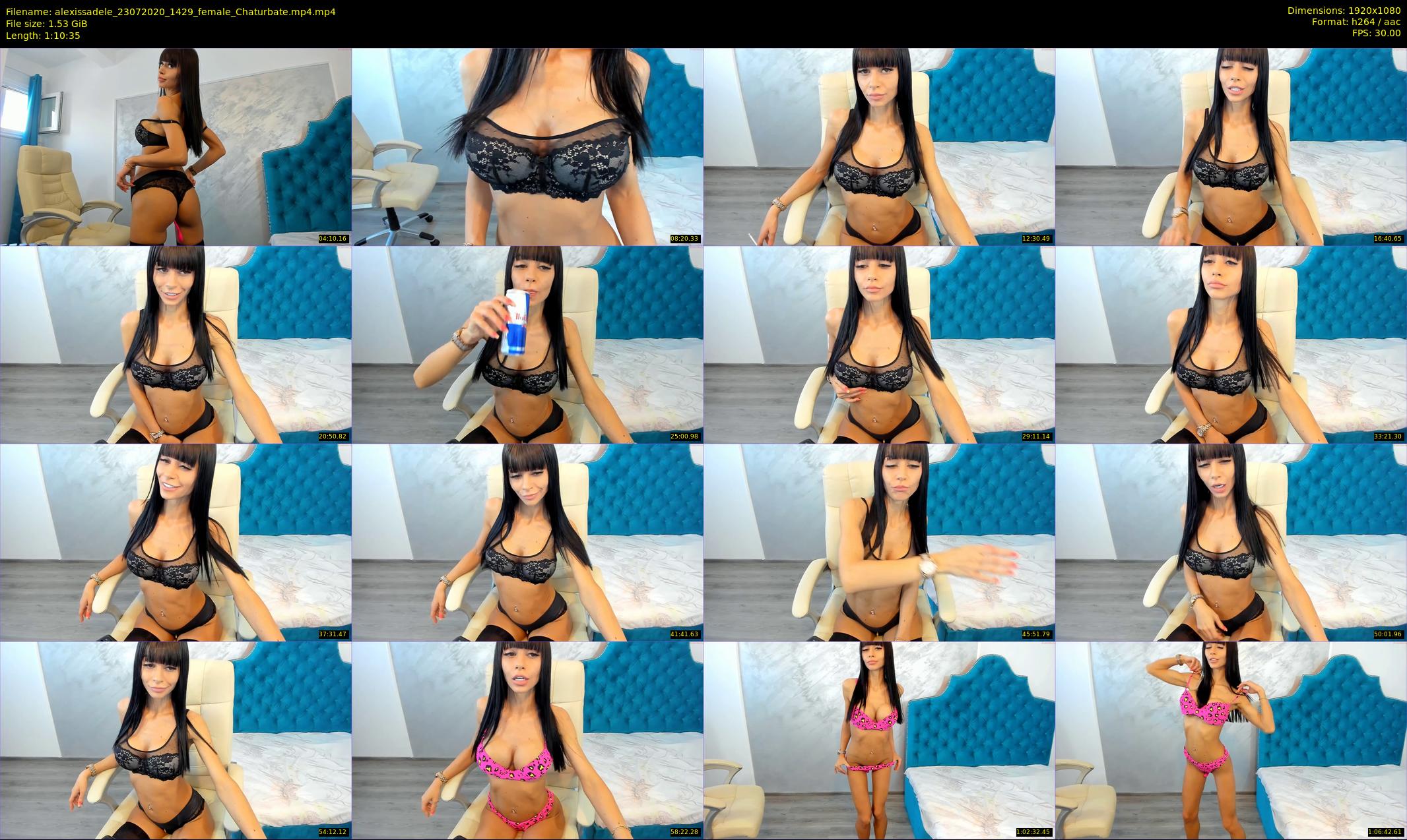 alexissadele — 71 minute Chaturbate female cam show recording, 1080p, Jul 23, 2020