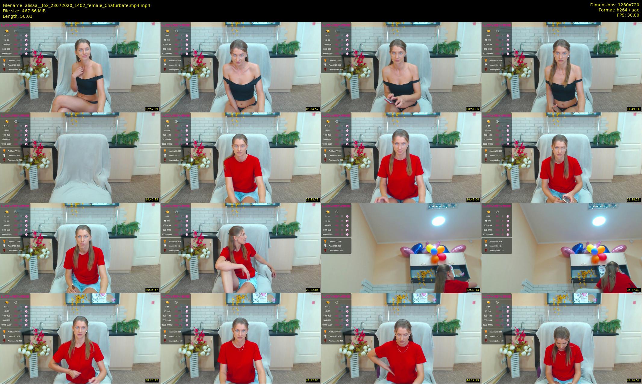 alisaa__fox — 51 minute Chaturbate female cam show recording, 720p, Jul 23, 2020
