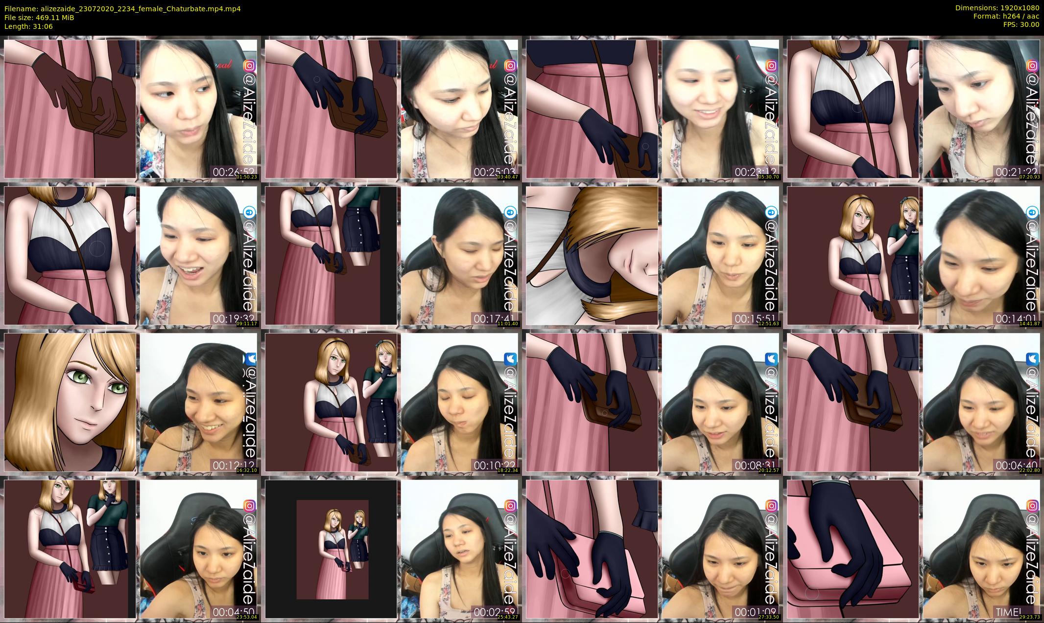 alizezaide — 32 minute Chaturbate female cam show recording, 1080p, Jul 23, 2020