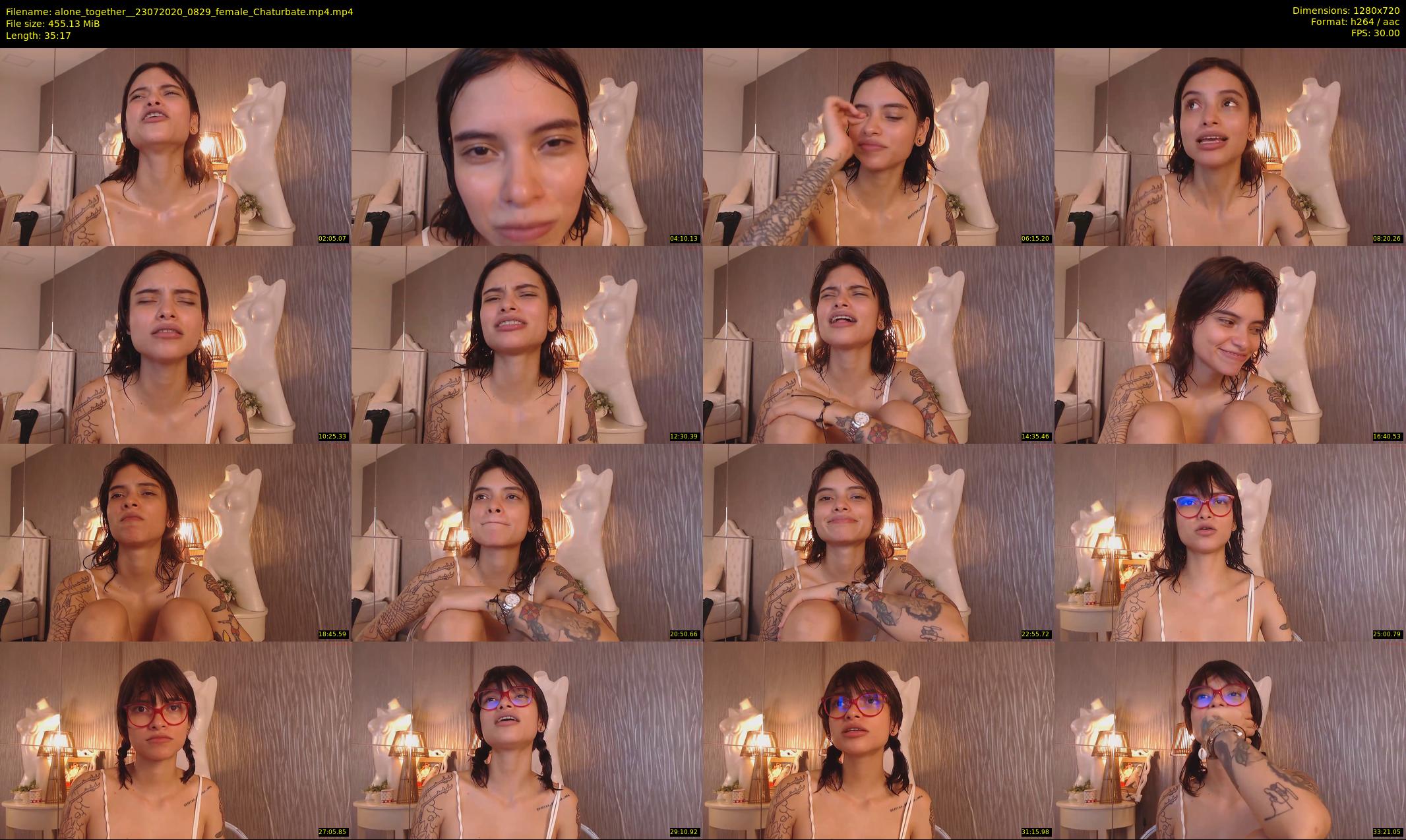 alone_together_ — 36 minute Chaturbate female cam show recording, 720p, Jul 23, 2020