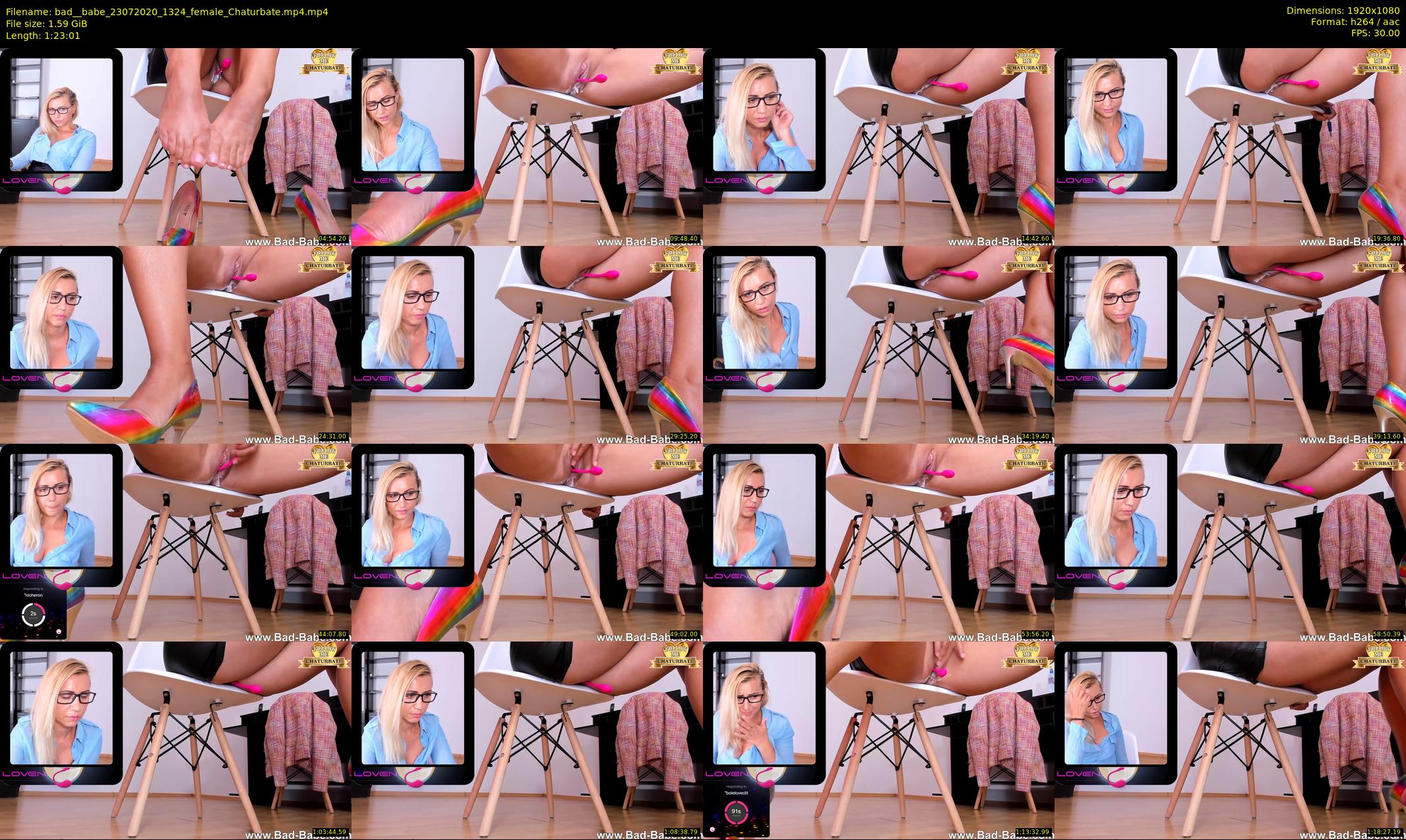 bad__babe — 84 minute Chaturbate female cam show recording, 1080p, Jul 23, 2020