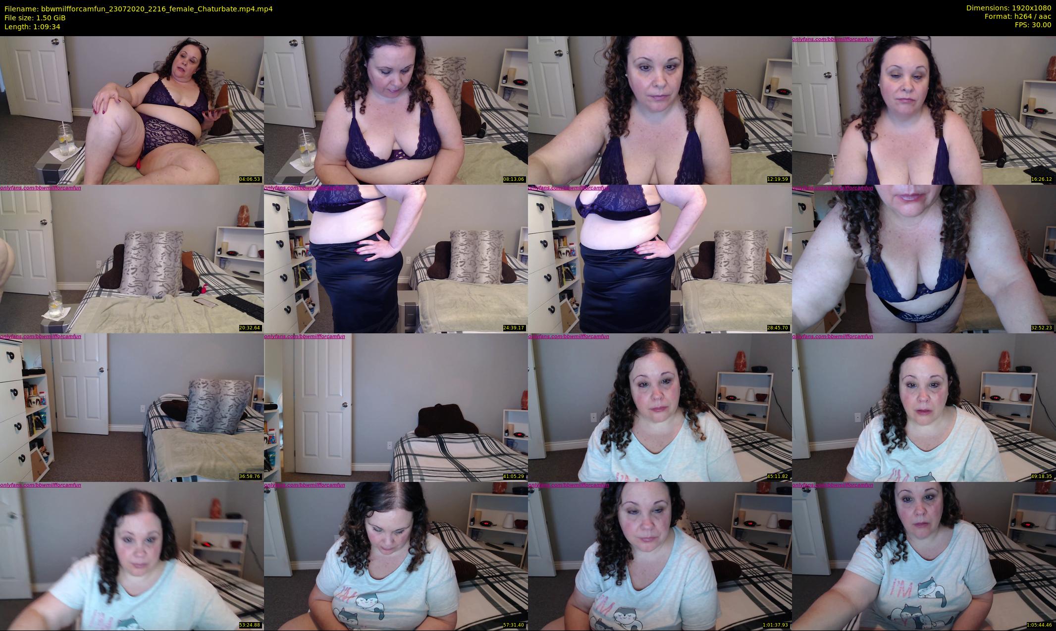 bbwmilfforcamfun — 70 minute Chaturbate female cam show recording, 1080p, Jul 23, 2020
