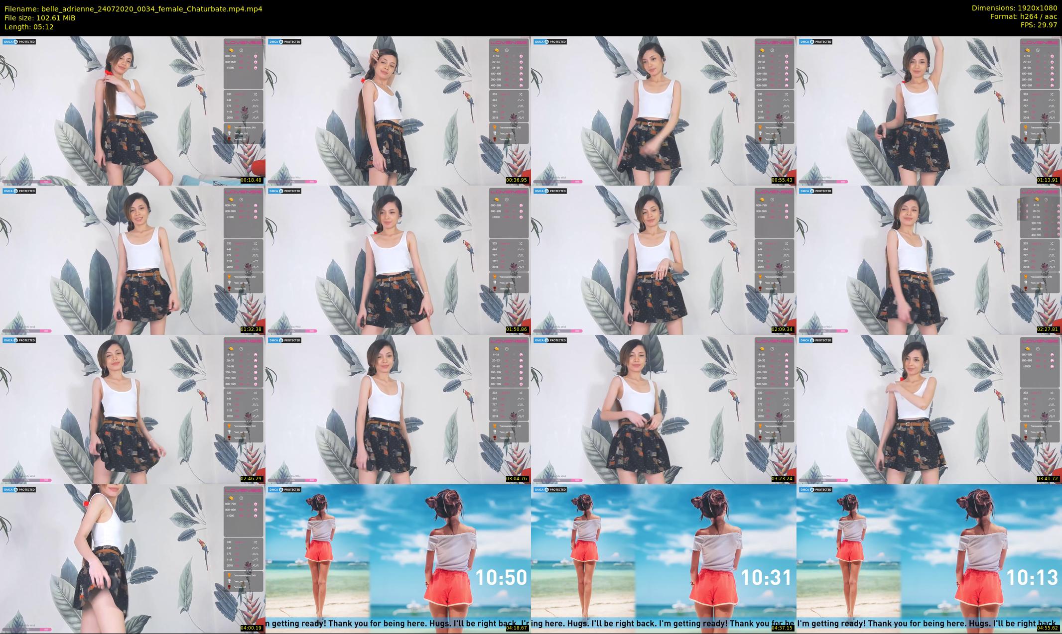 belle_adrienne — 6 minute Chaturbate couple cam show recording, 1080p, Jul 24, 2020