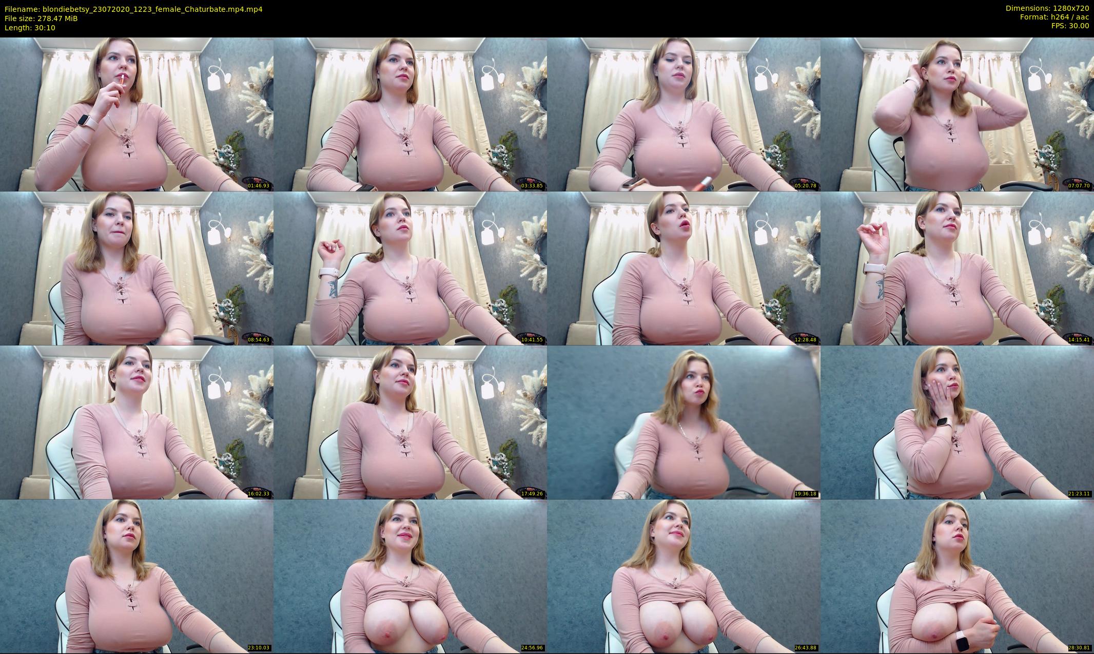 blondiebetsy — 31 minute Chaturbate female cam show recording, 720p, Jul 23, 2020