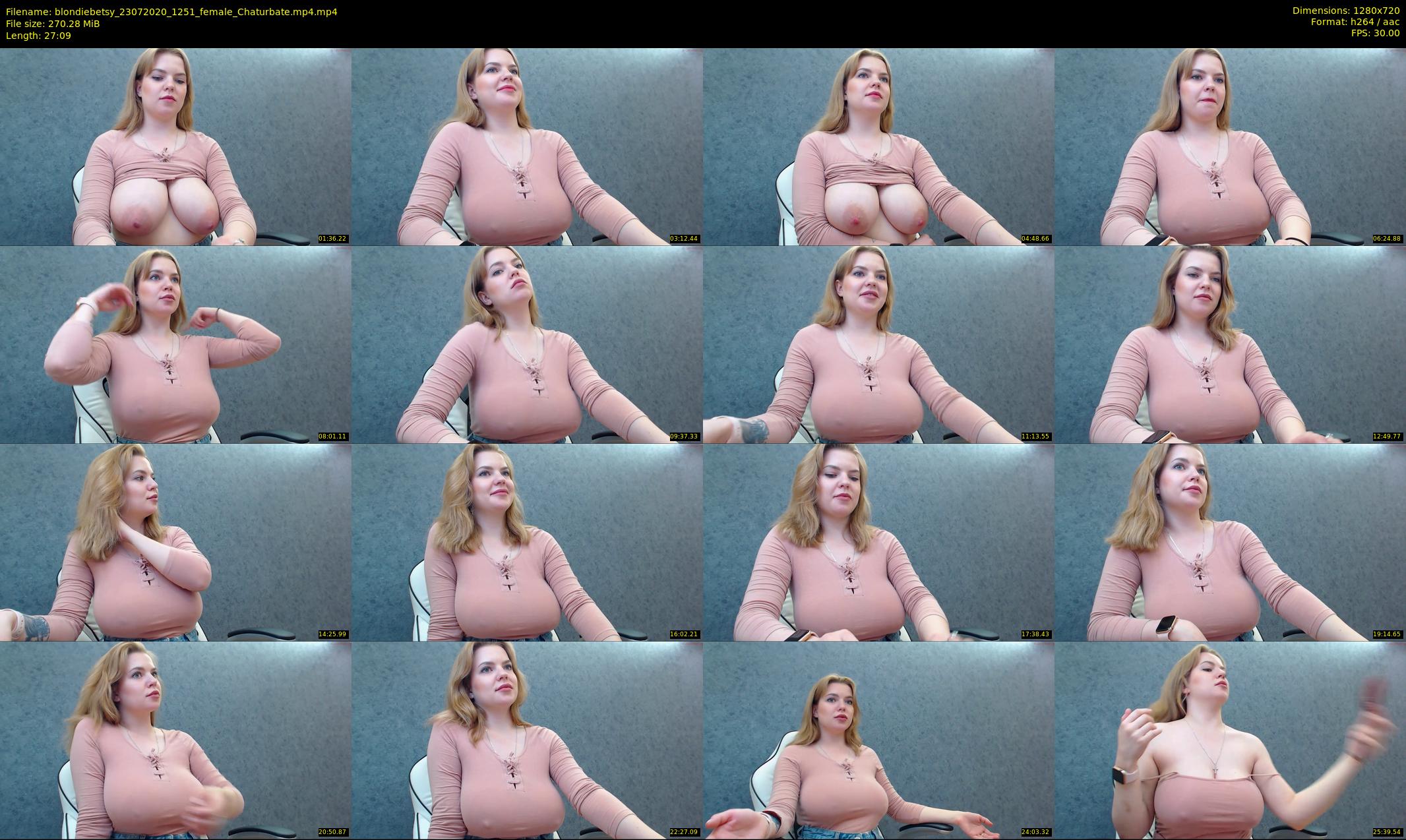 blondiebetsy — 28 minute Chaturbate female cam show recording, 720p, Jul 23, 2020