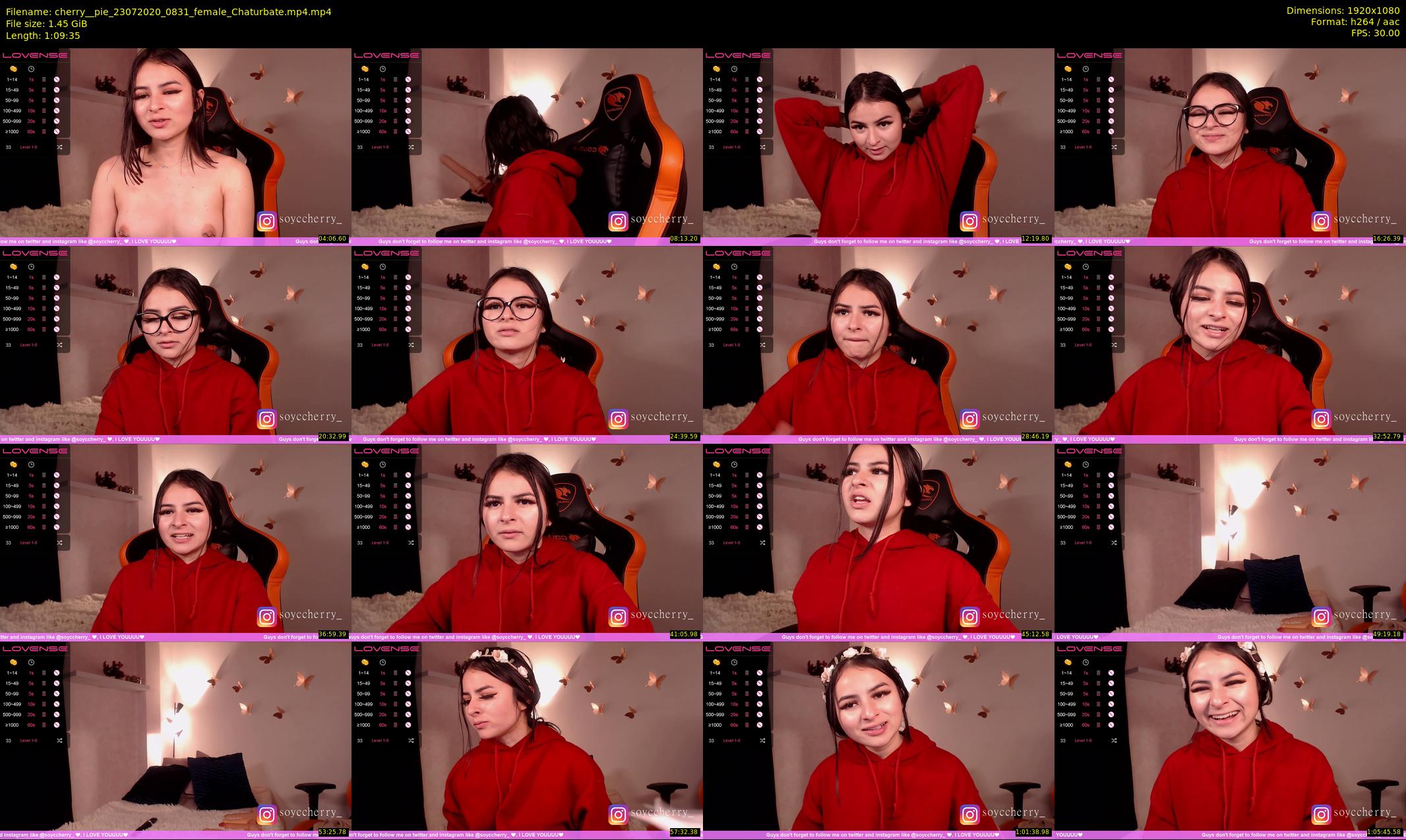 cherry__pie — 70 minute Chaturbate female cam show recording, 1080p, Jul 23, 2020