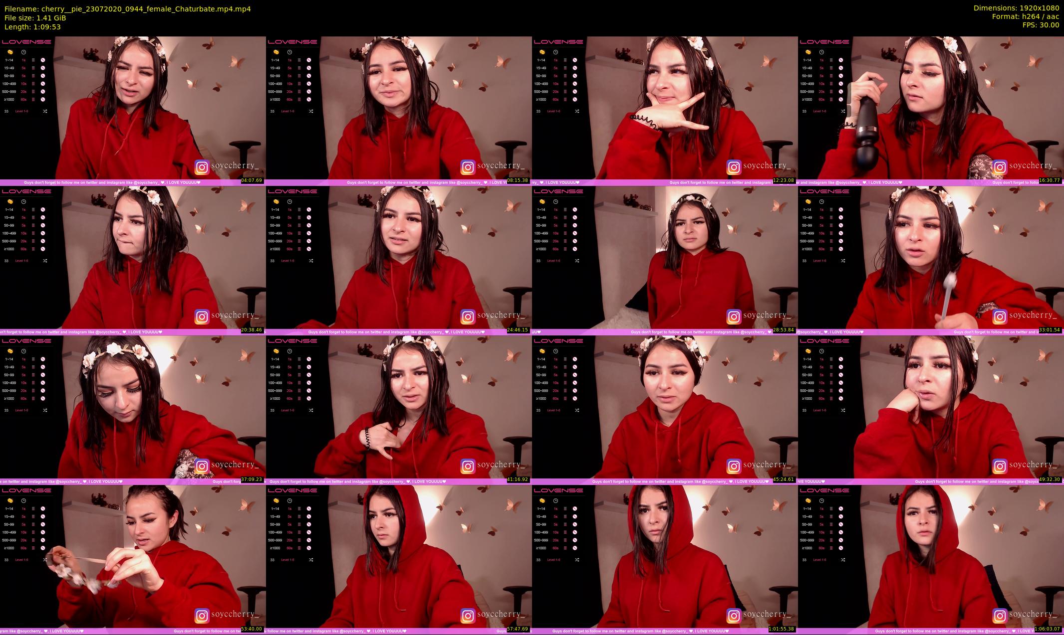 cherry__pie — 70 minute Chaturbate female cam show recording, 1080p, Jul 23, 2020