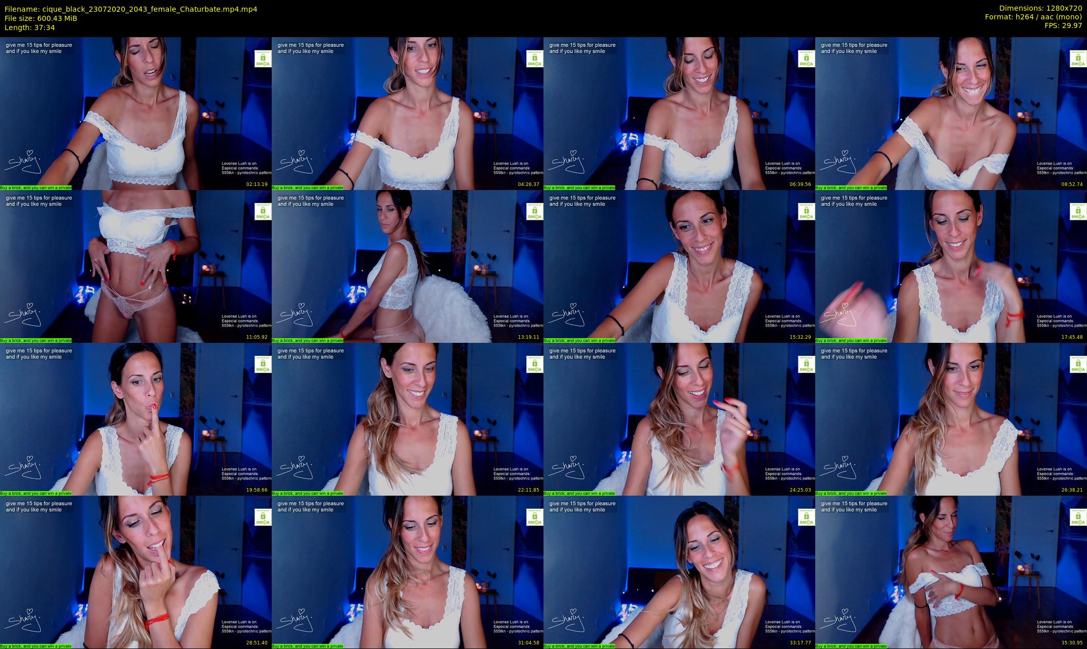 cique_black — 38 minute Chaturbate female cam show recording, 720p, Jul 23, 2020