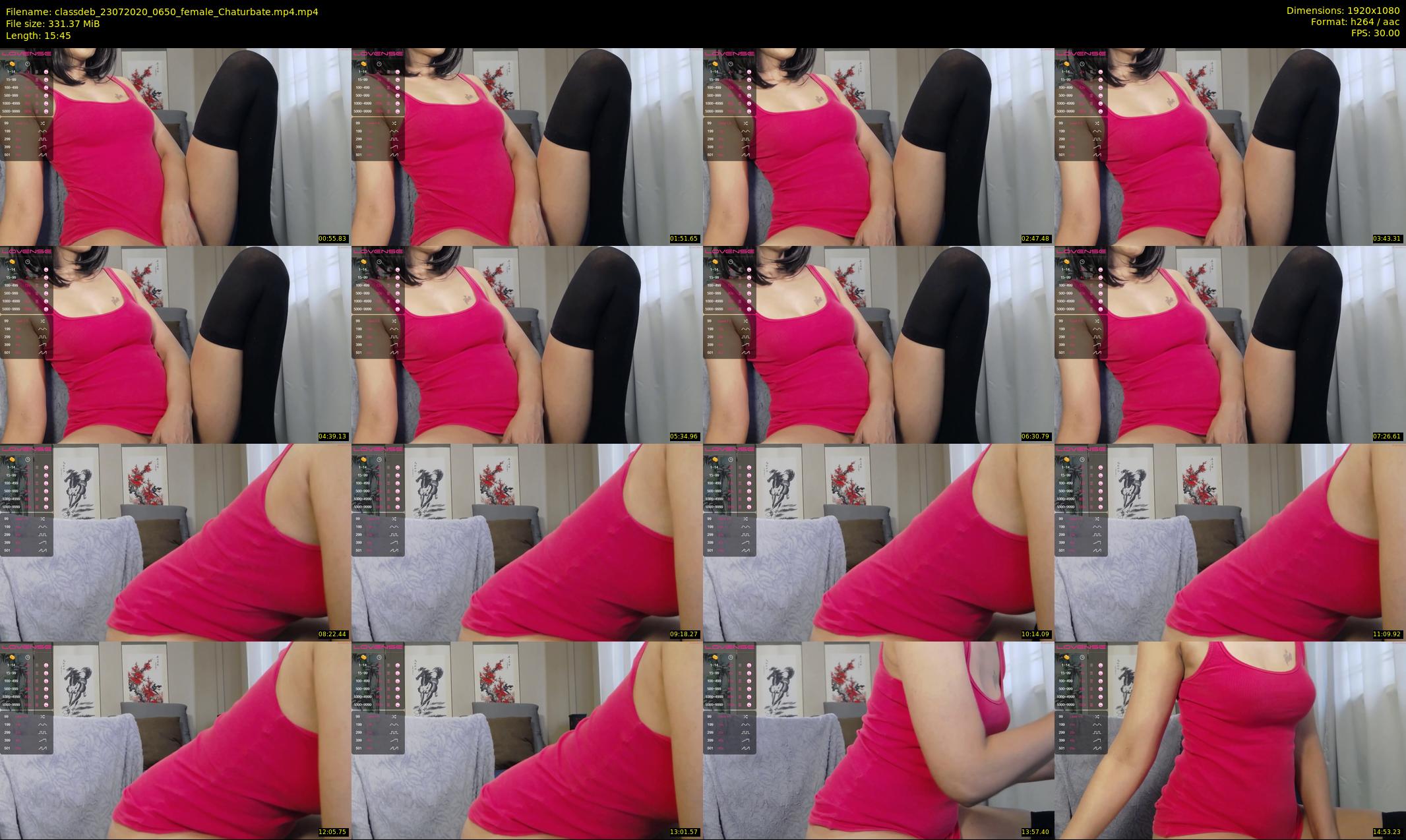 classdeb — 16 minute Chaturbate female cam show recording, 1080p, Jul 23, 2020