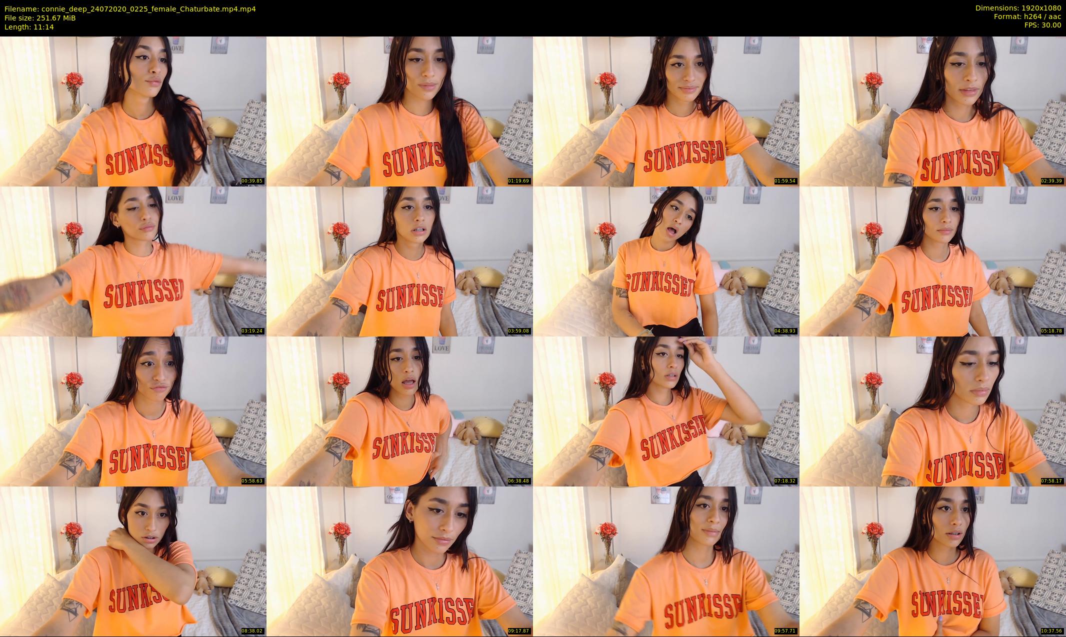 connie_deep — 12 minute Chaturbate female cam show recording, 1080p, Jul 24, 2020