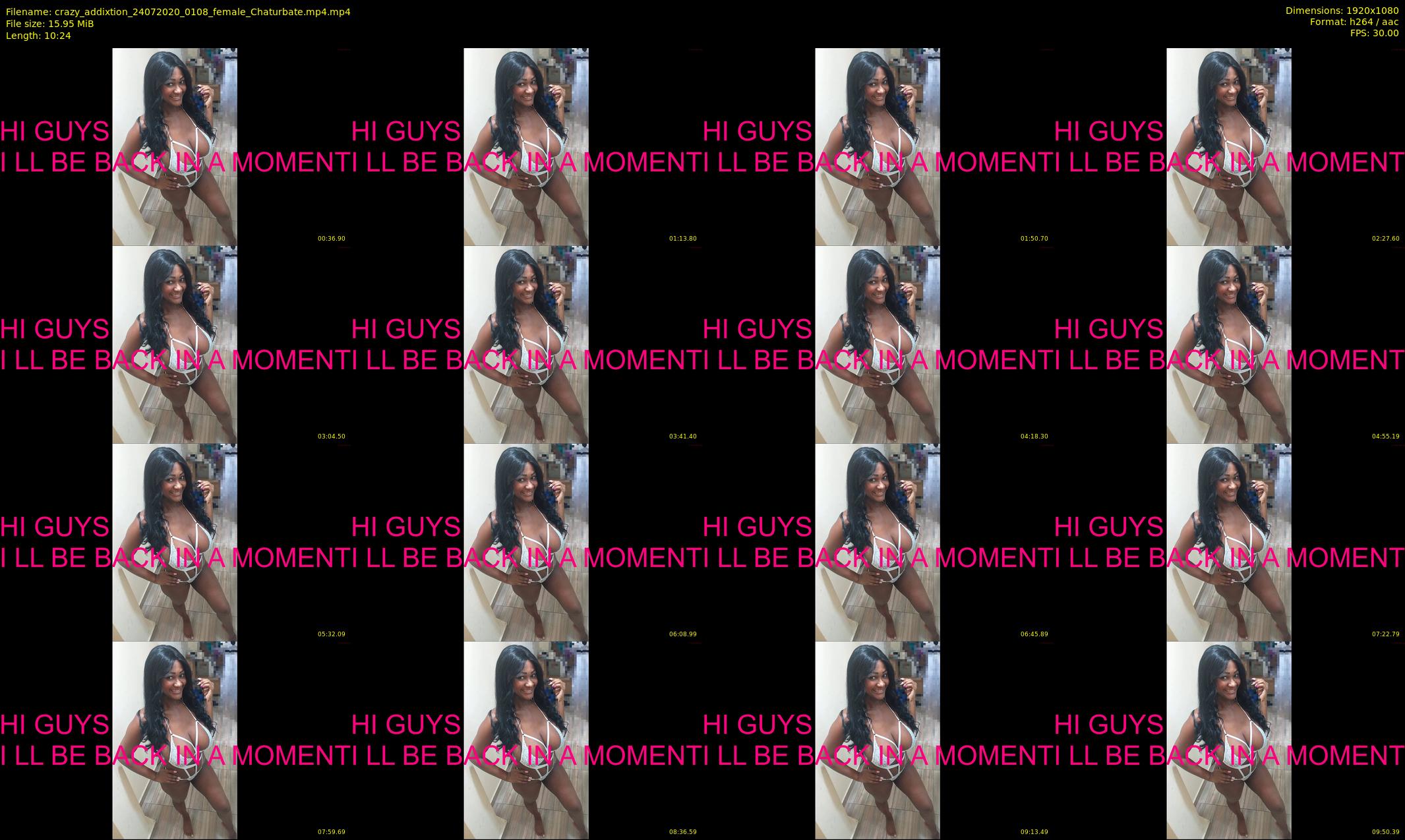 crazy_addixtion — 11 minute Chaturbate female cam show recording, 1080p, Jul 24, 2020
