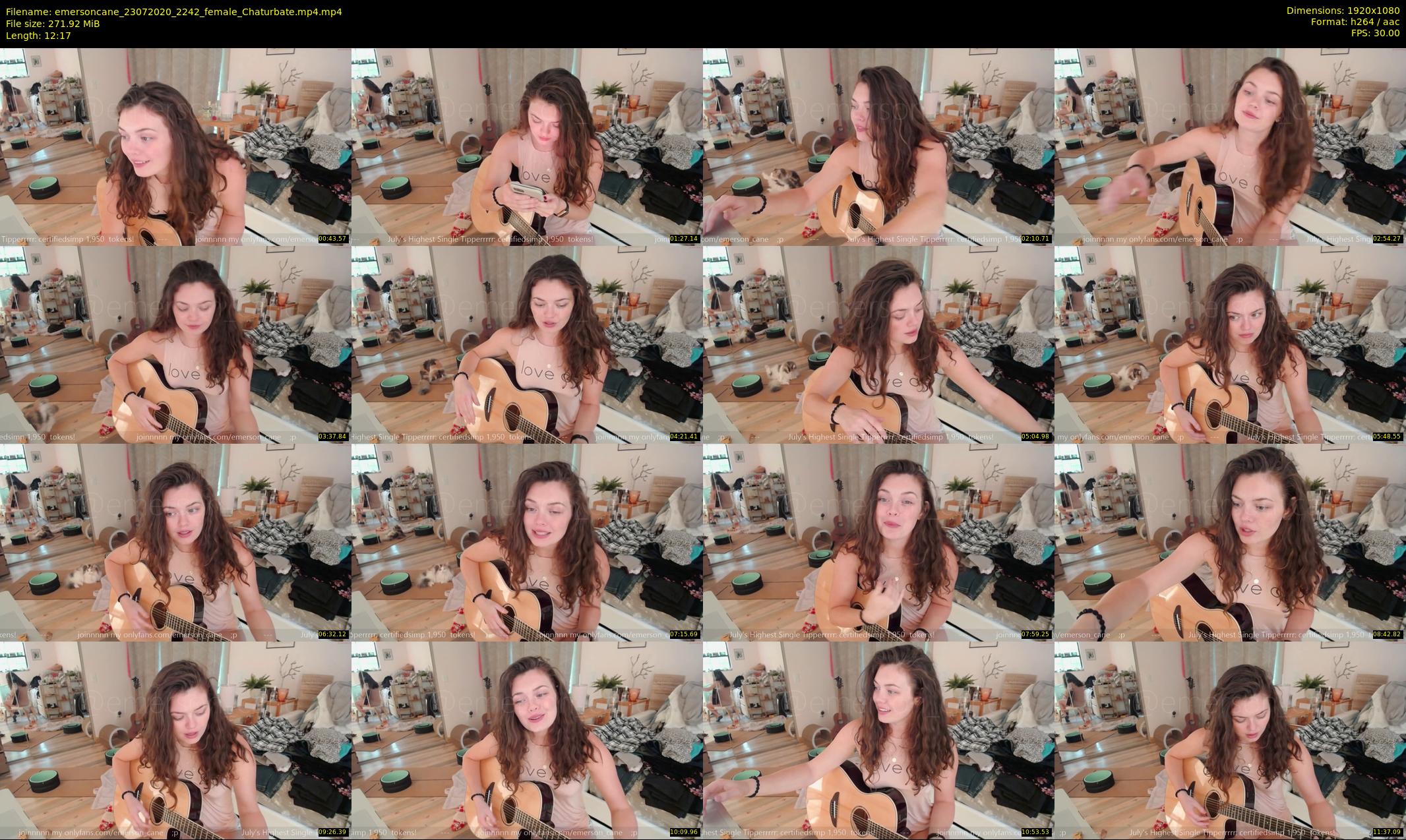 emersoncane — 13 minute Chaturbate female cam show recording, 1080p, Jul 23, 2020