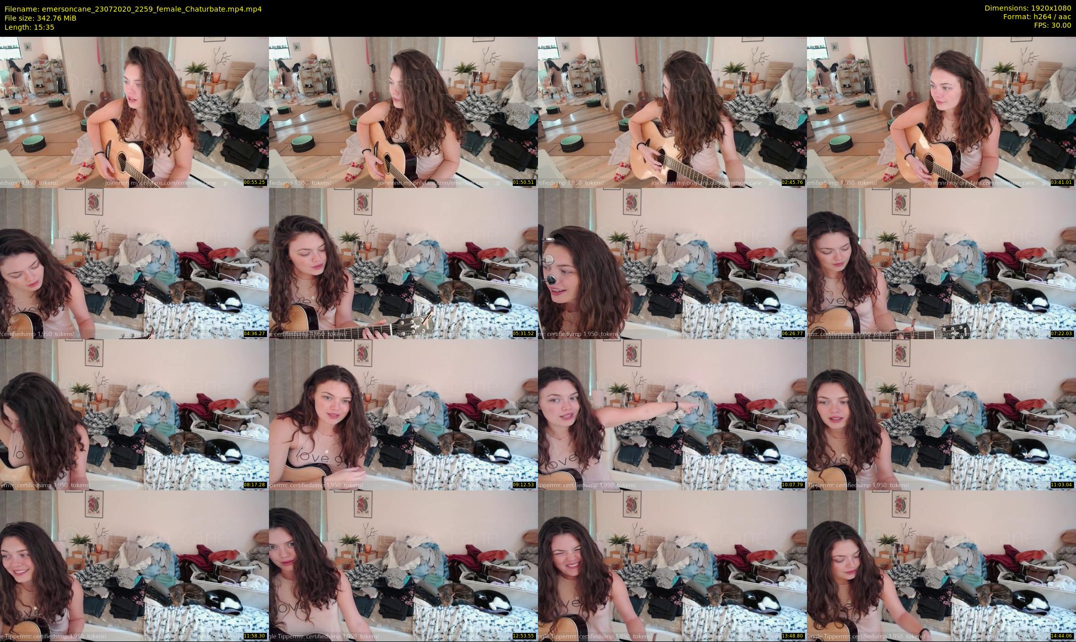 emersoncane — 16 minute Chaturbate female cam show recording, 1080p, Jul 23, 2020