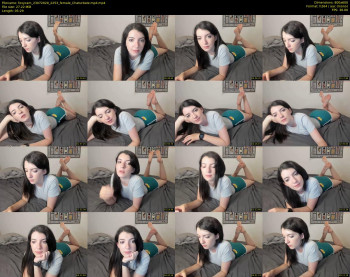 foxycam — 6 minute Chaturbate female cam show recording, 480p, Jul 23, 2020