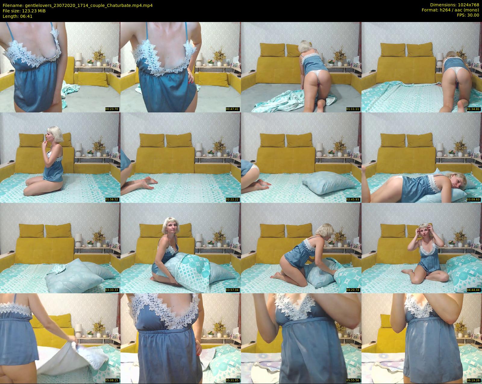 gentlelovers — 7 minute Chaturbate couple cam show recording, 720p, Jul 23, 2020