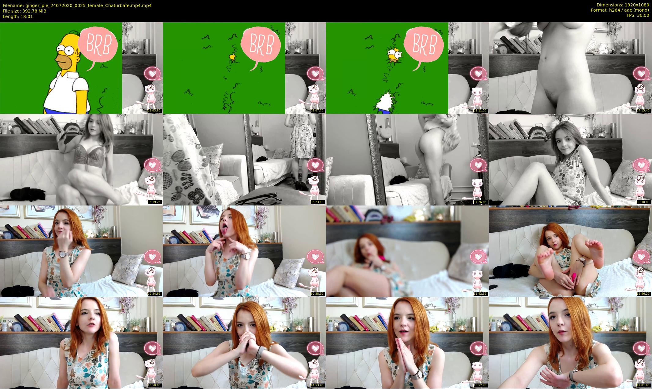 ginger_pie — 19 minute Chaturbate female cam show recording, 1080p, Jul 24, 2020