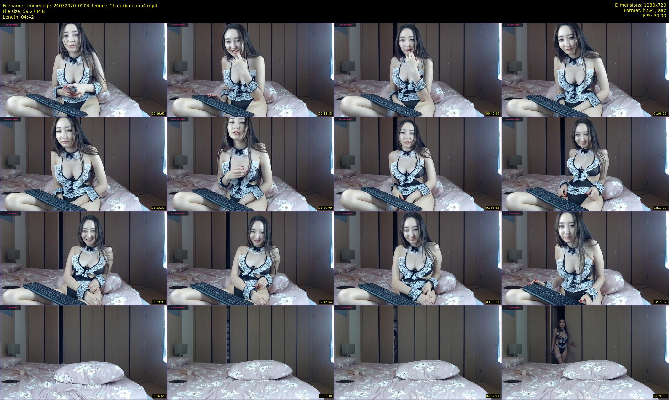 jennieedge — 5 minute Chaturbate female cam show recording, 720p, Jul 24, 2020