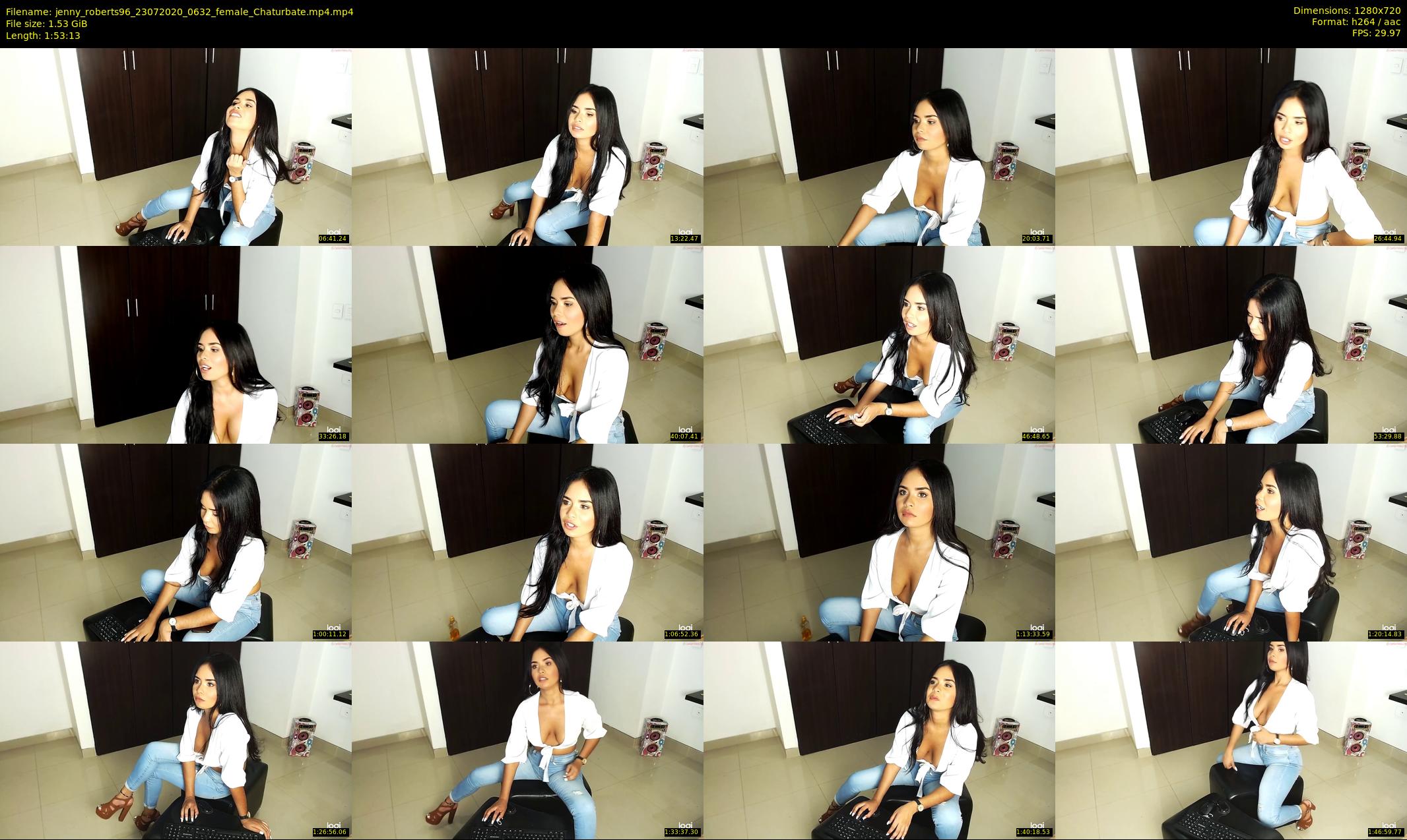 jenny_roberts96 — 114 minute Chaturbate female cam show recording, 720p, Jul 23, 2020