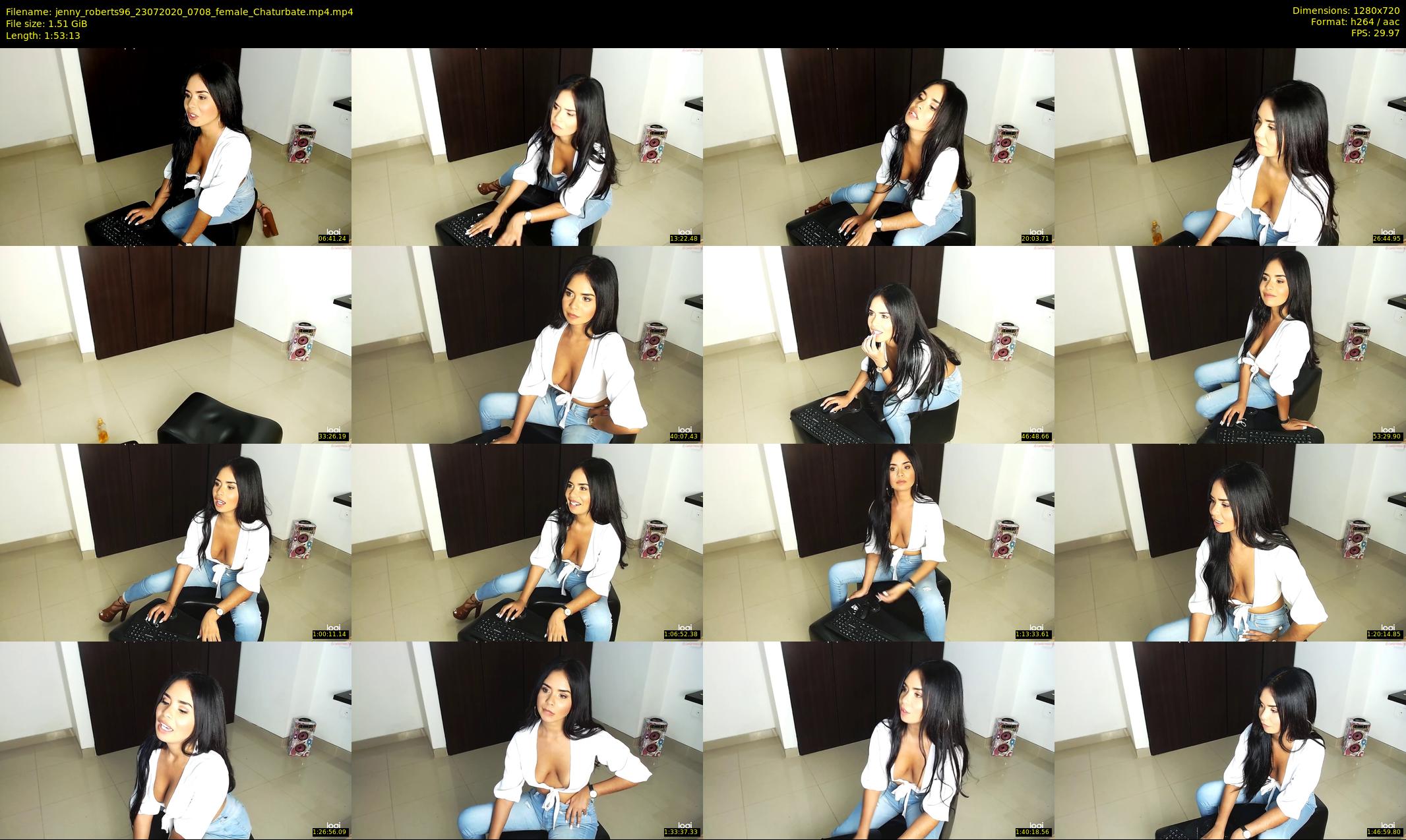 jenny_roberts96 — 114 minute Chaturbate female cam show recording, 720p, Jul 23, 2020
