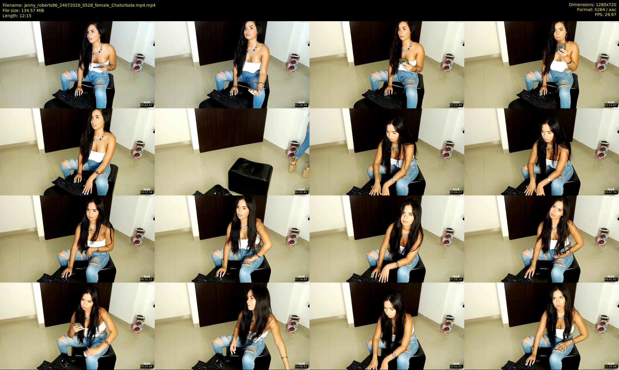 jenny_roberts96 — 13 minute Chaturbate female cam show recording, 720p, Jul 24, 2020
