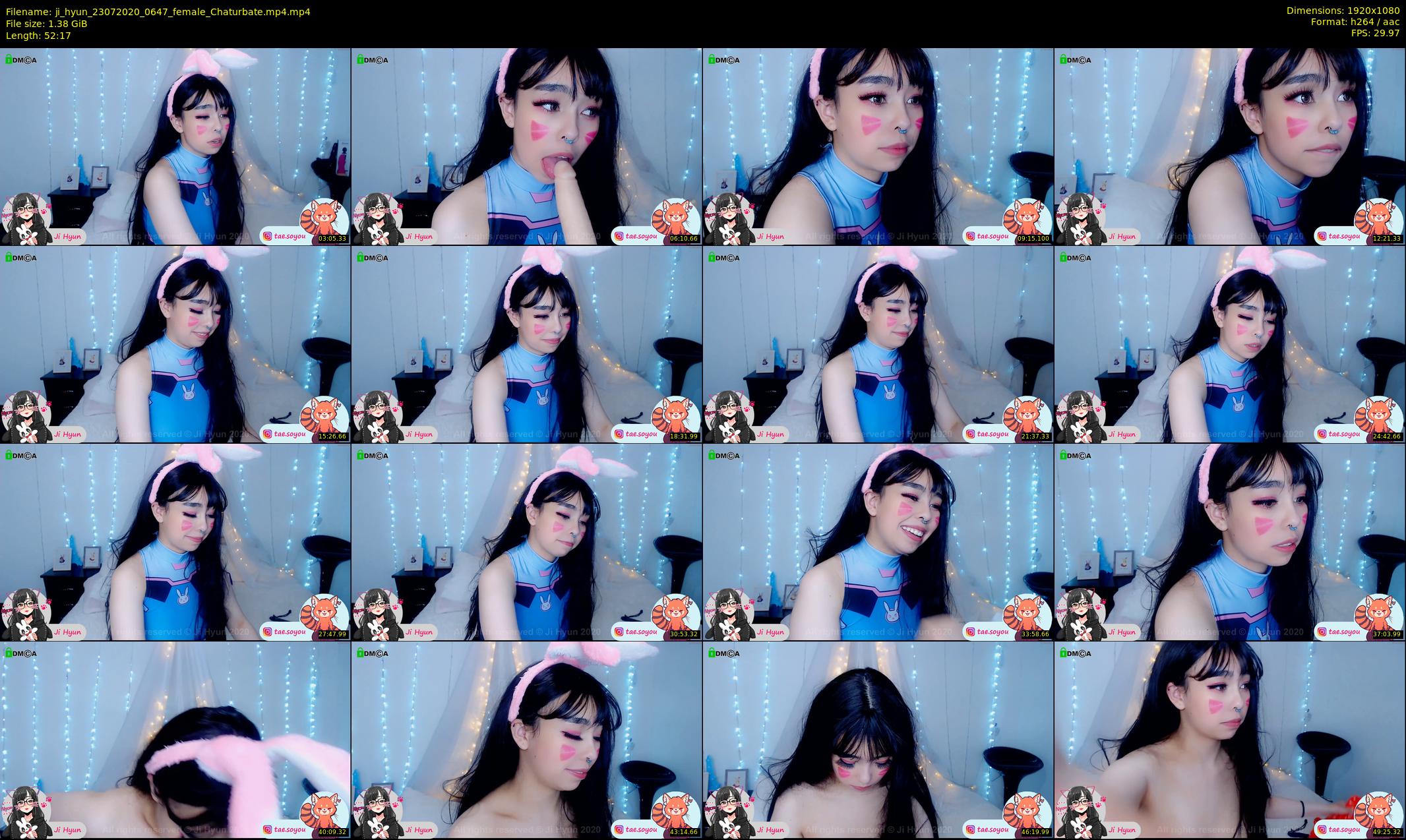 ji_hyun — 53 minute Chaturbate female cam show recording, 1080p, Jul 23, 2020