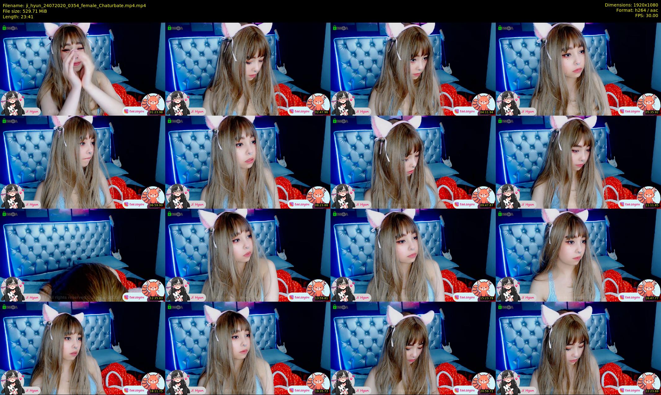 ji_hyun — 24 minute Chaturbate female cam show recording, 1080p, Jul 24, 2020
