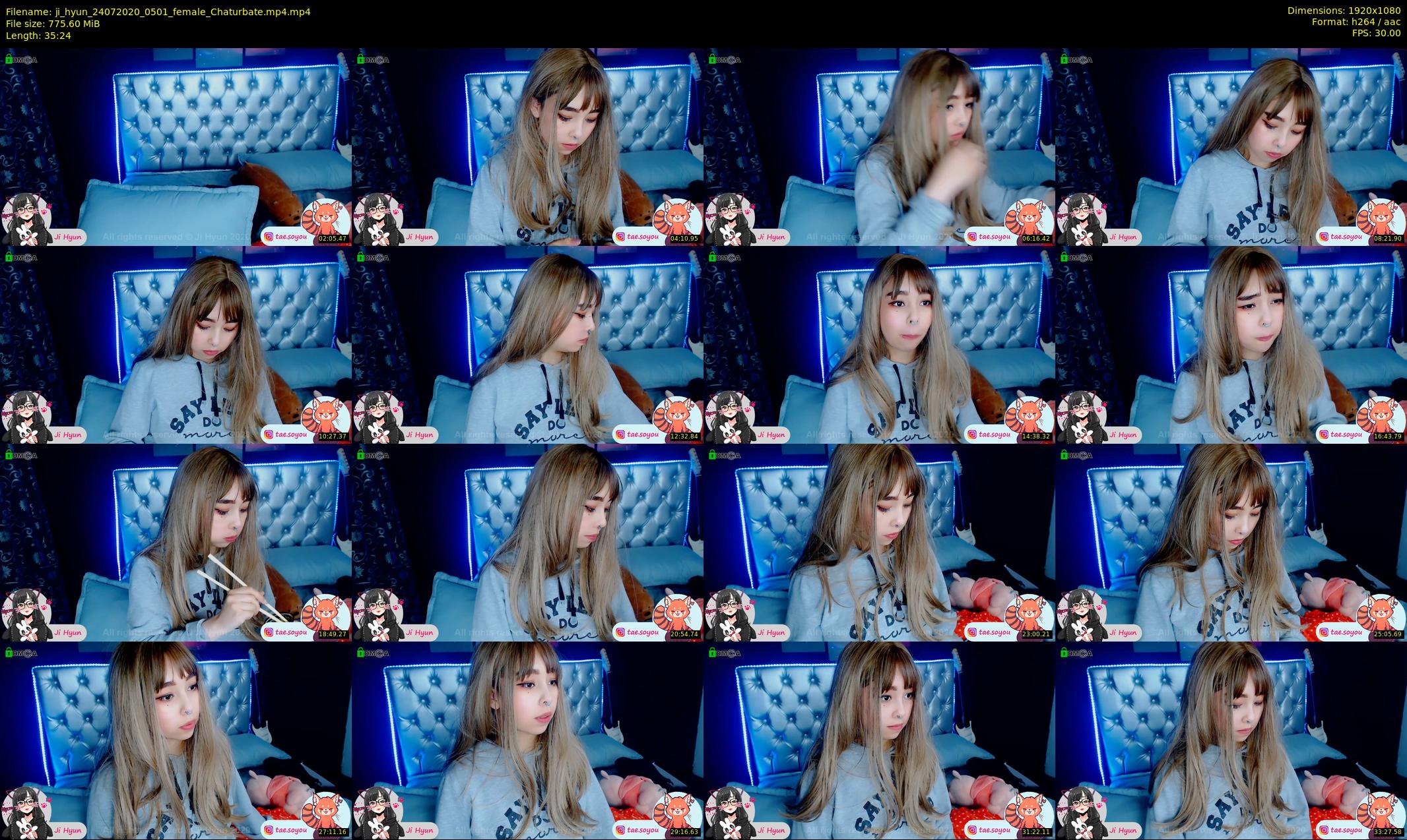 ji_hyun — 36 minute Chaturbate female cam show recording, 1080p, Jul 24, 2020