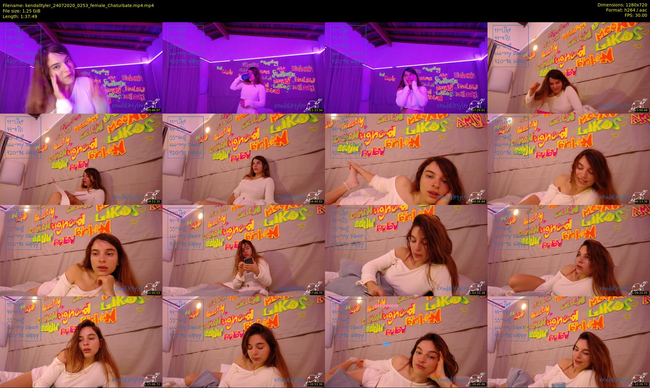 kendalltyler — 98 minute Chaturbate female cam show recording, 720p, Jul 24, 2020