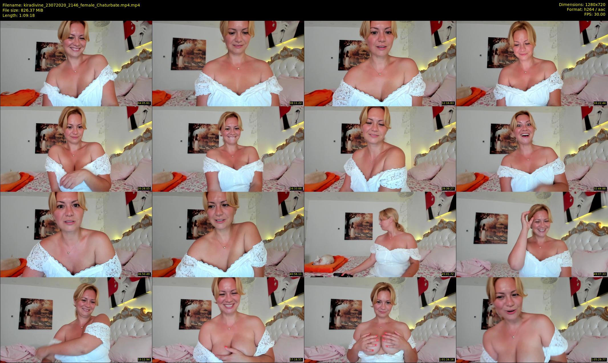 kiradivine — 70 minute Chaturbate female cam show recording, 720p, Jul 23, 2020
