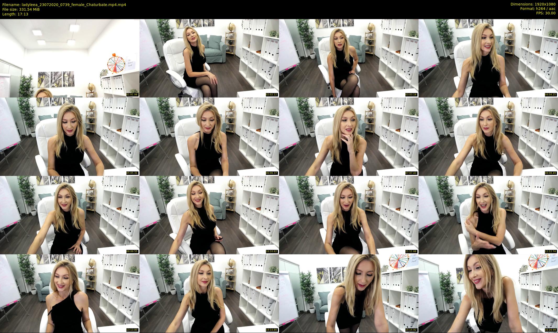 ladyleea — 18 minute Chaturbate female cam show recording, 1080p, Jul 23, 2020
