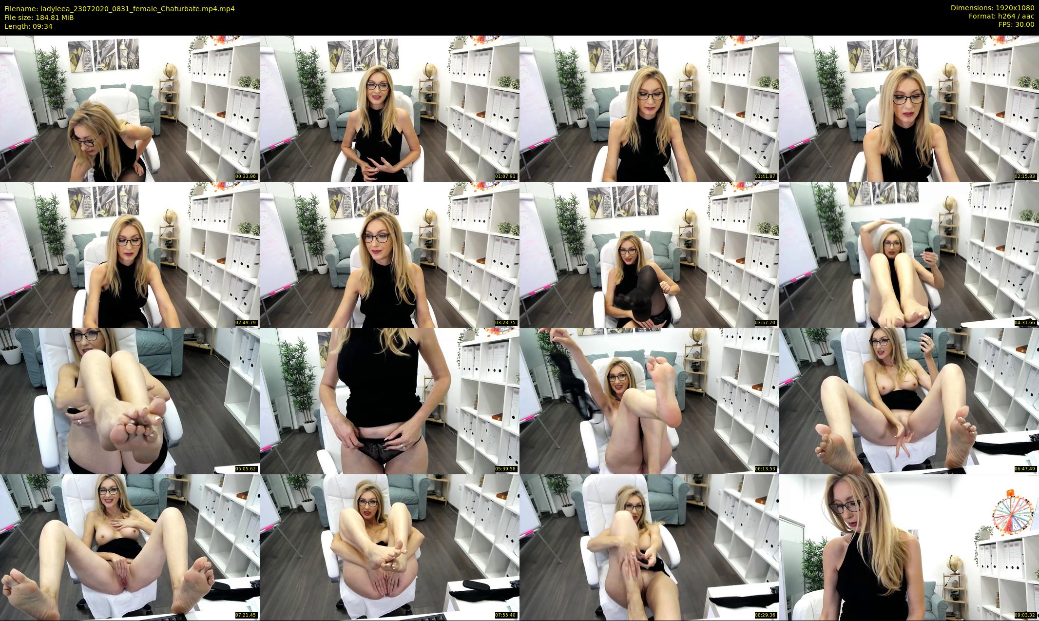 ladyleea — 10 minute Chaturbate female cam show recording, 1080p, Jul 23, 2020