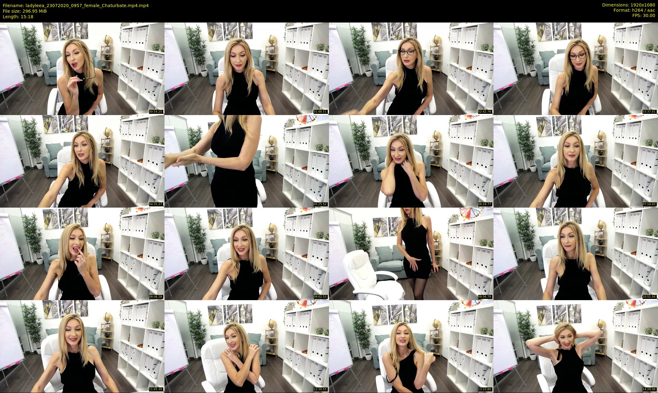 ladyleea — 16 minute Chaturbate female cam show recording, 1080p, Jul 23, 2020