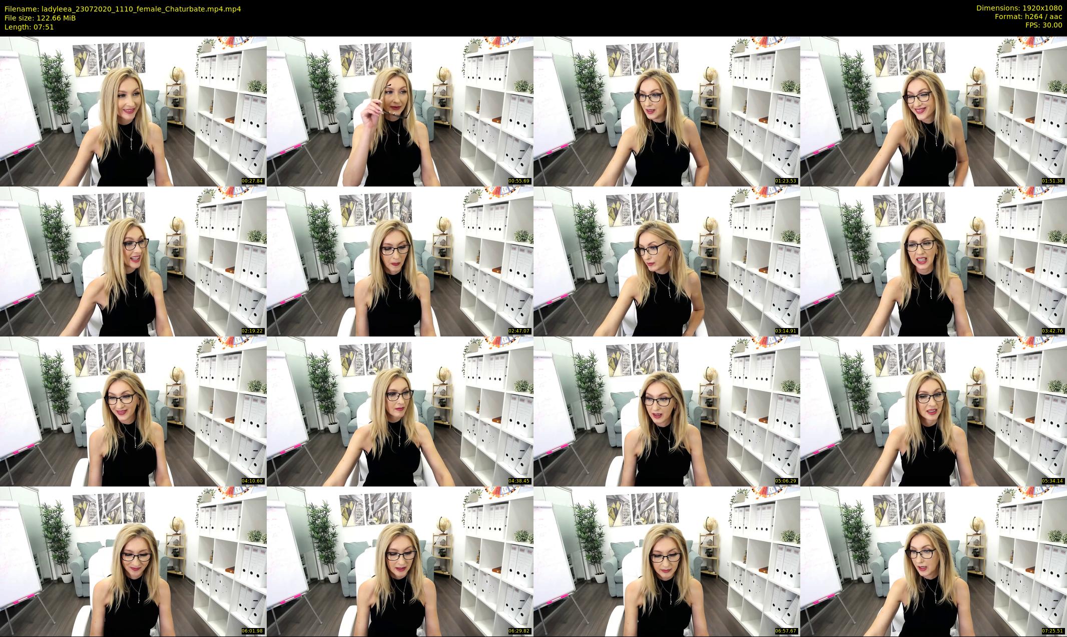 ladyleea — 8 minute Chaturbate female cam show recording, 1080p, Jul 23, 2020