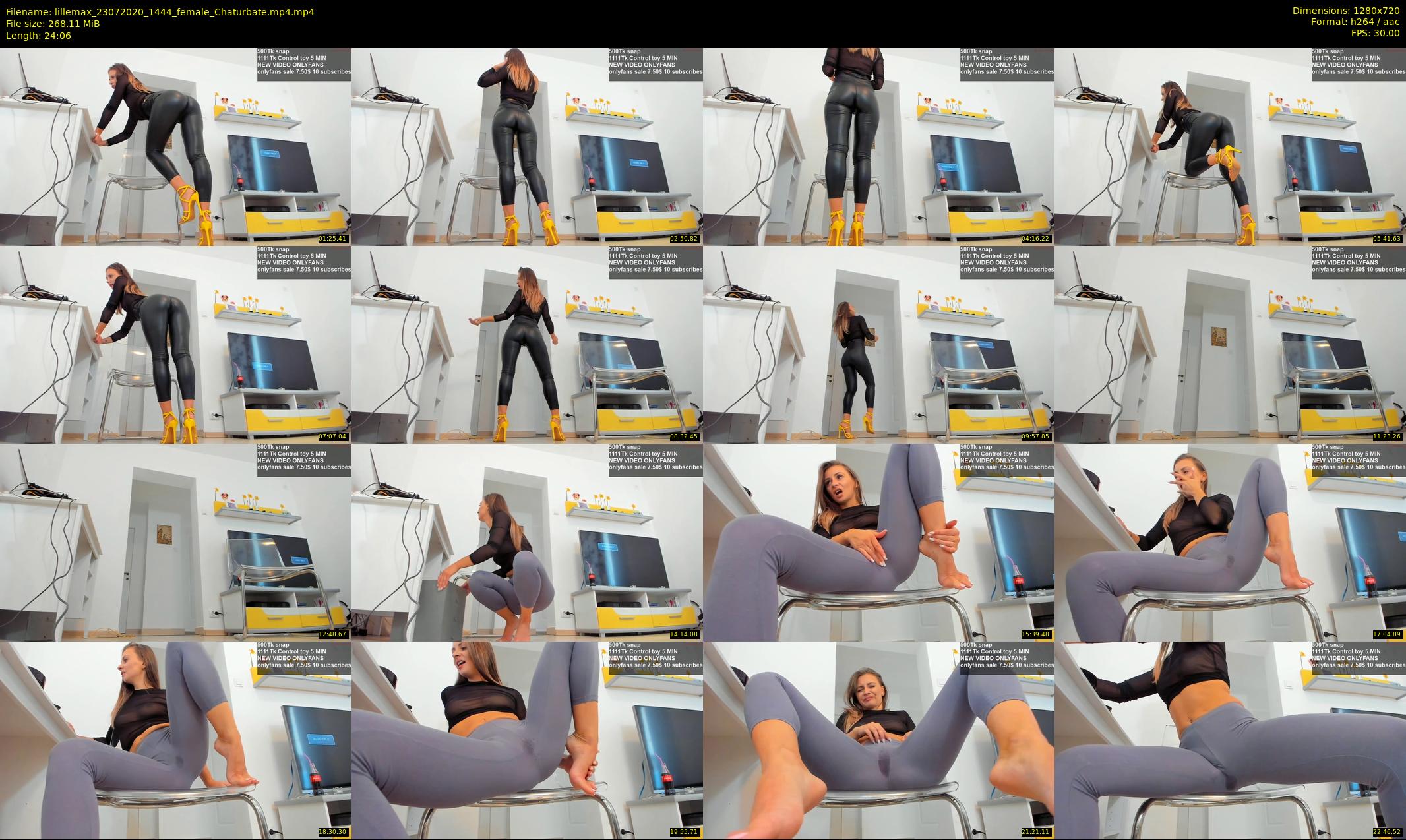 lillemax — 25 minute Chaturbate female cam show recording, 720p, Jul 23, 2020