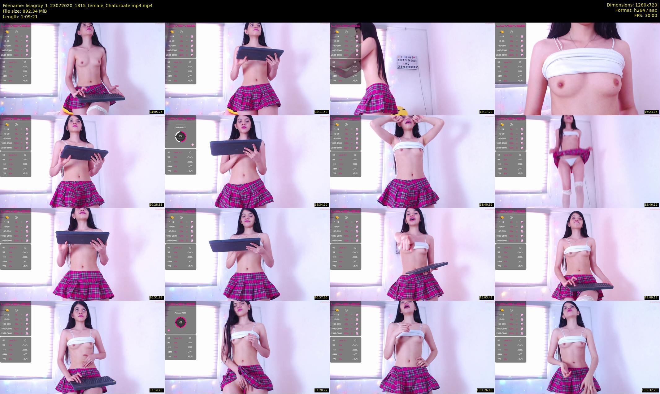 lisagray_1 — 70 minute Chaturbate female cam show recording, 720p, Jul 23, 2020