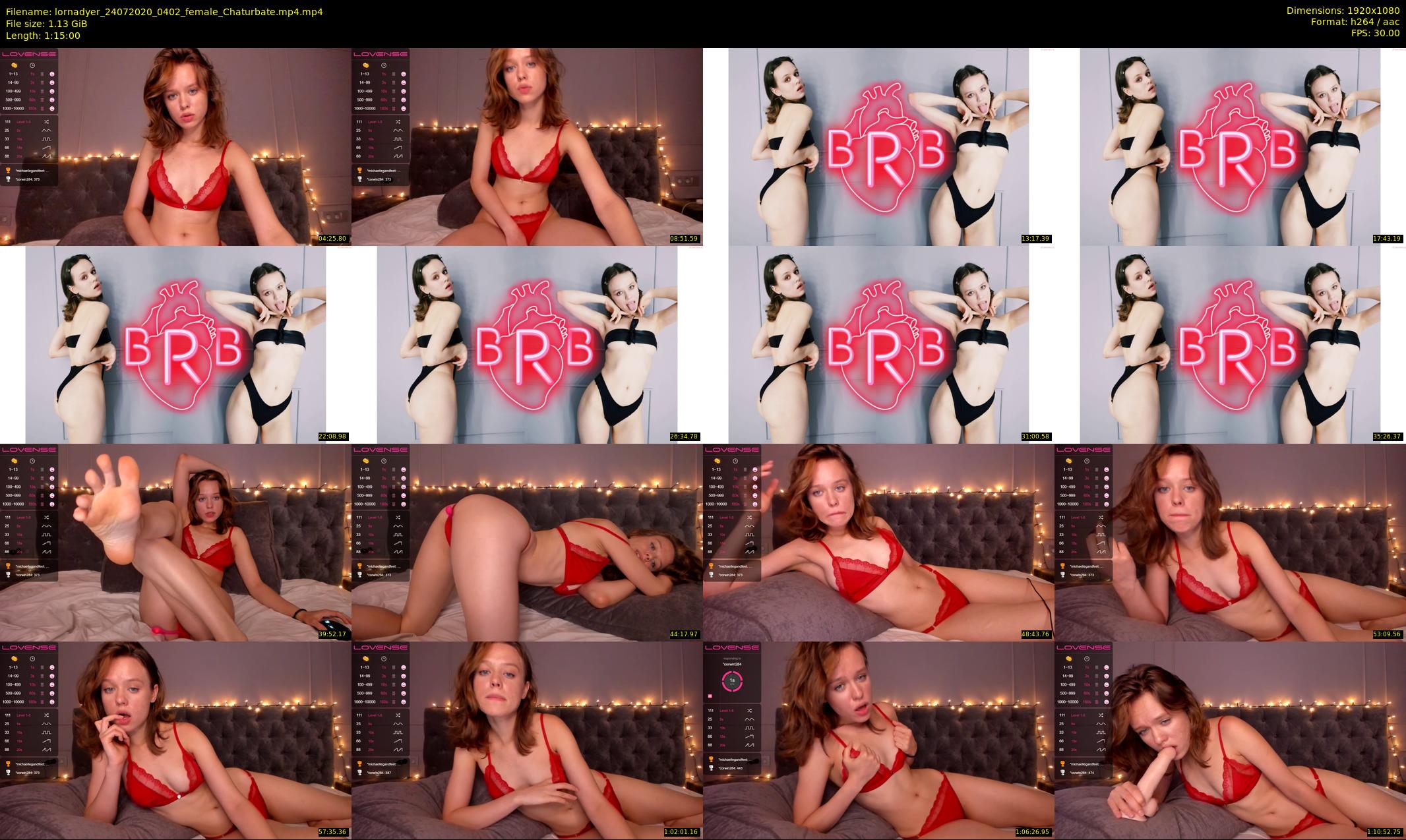 lornadyer — 75 minute Chaturbate female cam show recording, 1080p, Jul 24, 2020