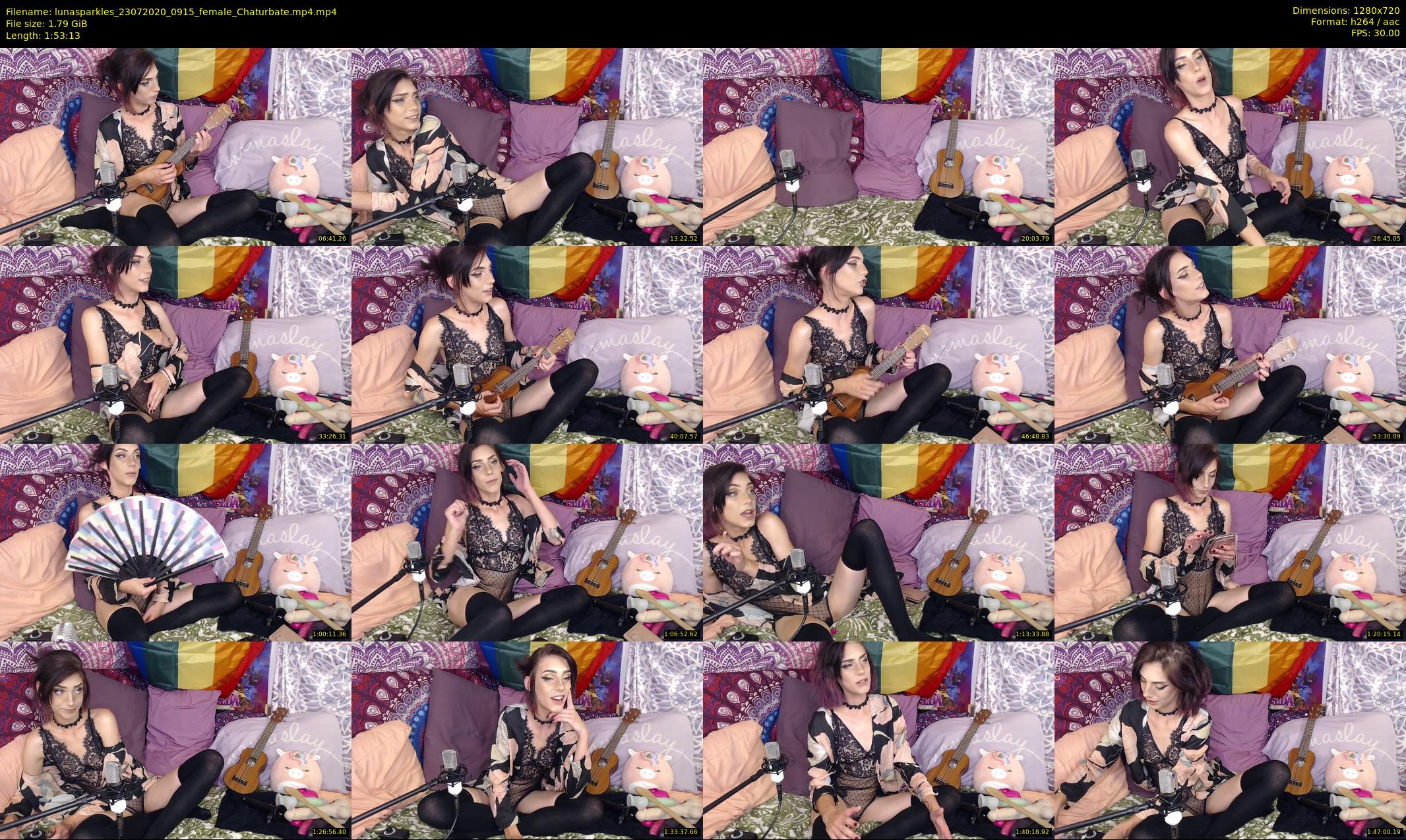 lunasparkles — 114 minute Chaturbate female cam show recording, 720p, Jul 23, 2020